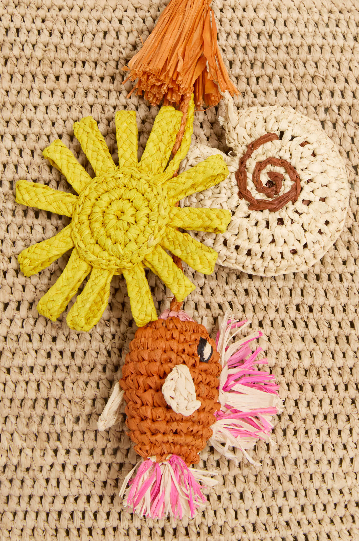 Anhänger BAG CHARM SUN in Natur Anhänger BAG CHARM SUN in Natur