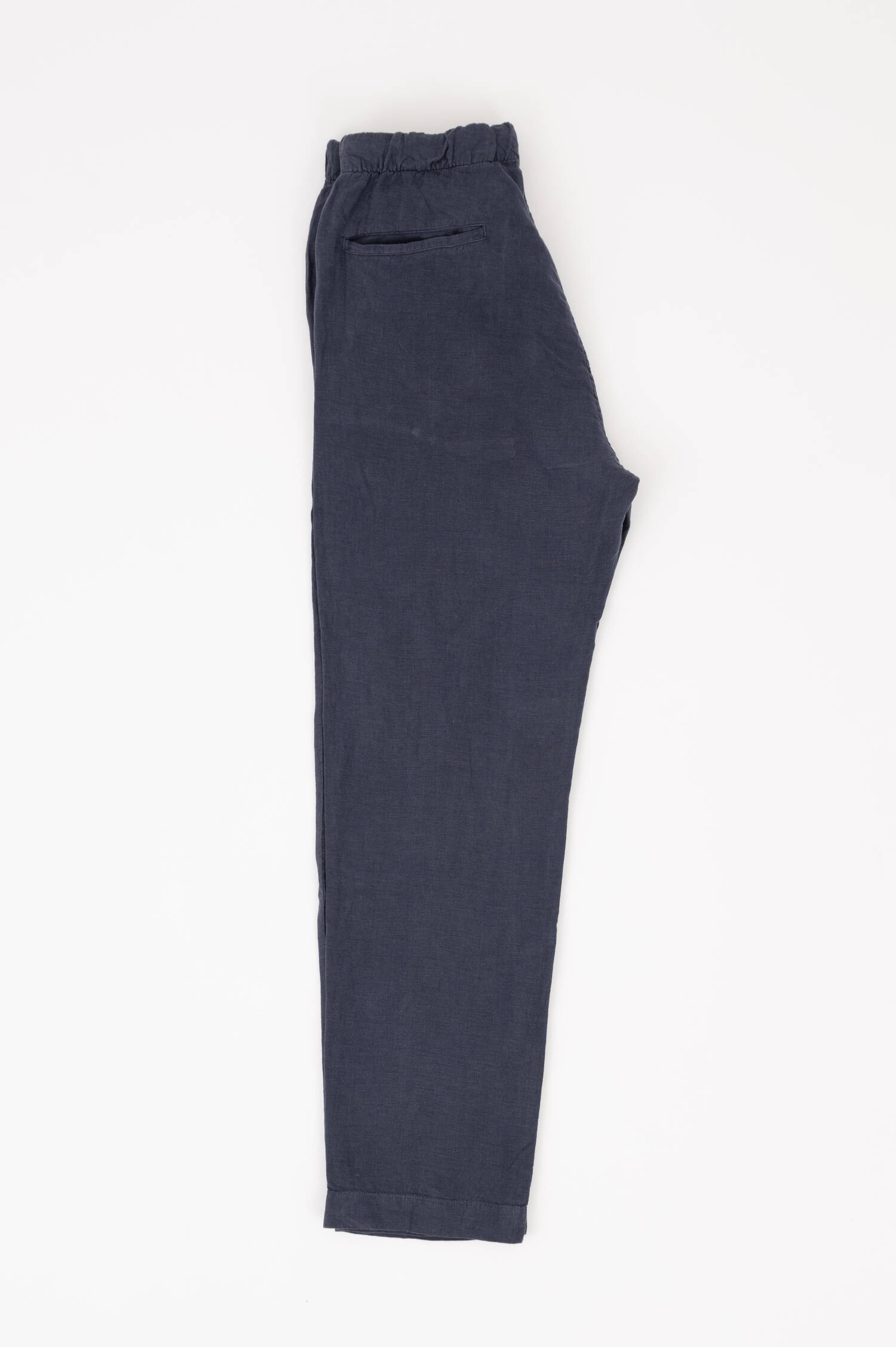 Leinen Hose in Dunkelblau