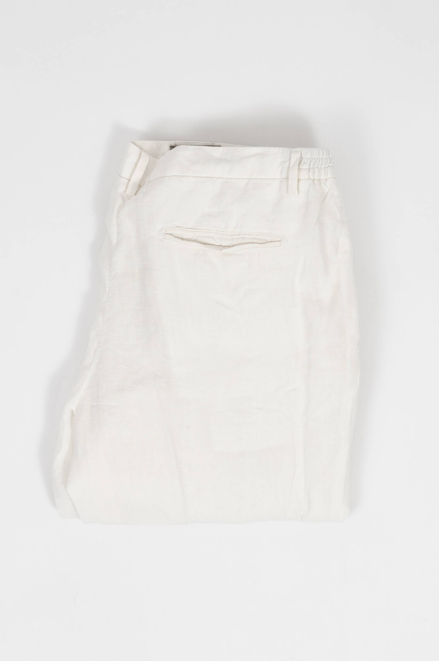 Leinen Hose in Weiß