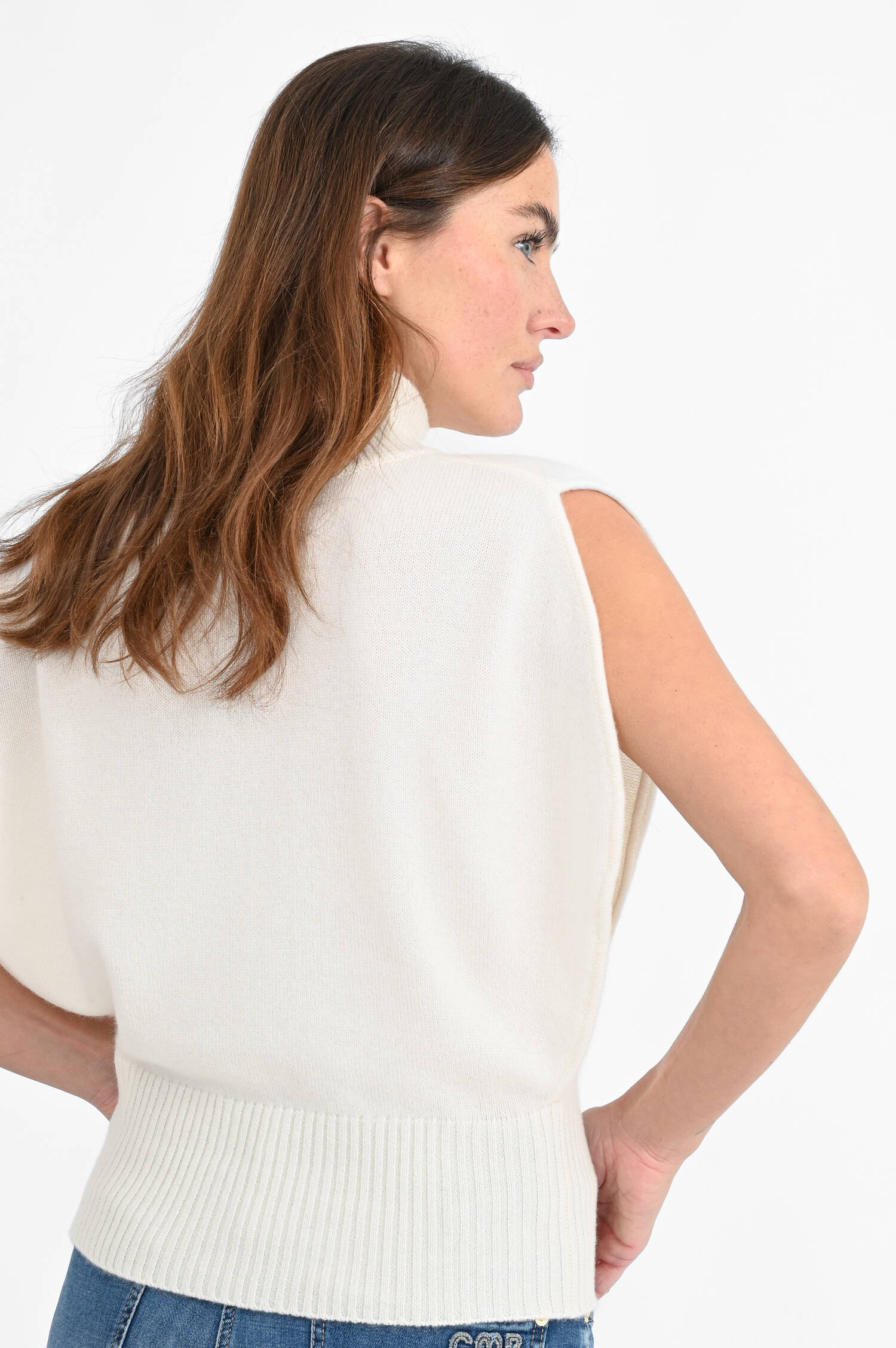 Cashmere-Pullunder ZAYA in Creme Cashmere-Pullunder ZAYA in Creme
