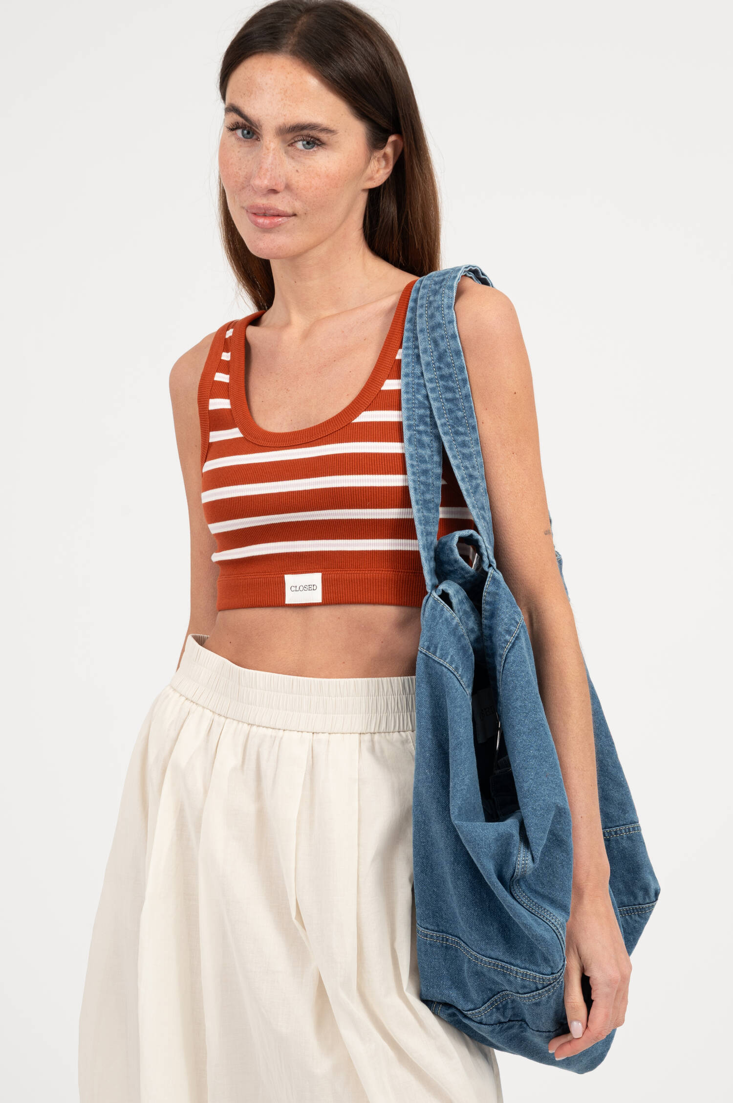 Denim Bag in Midblue