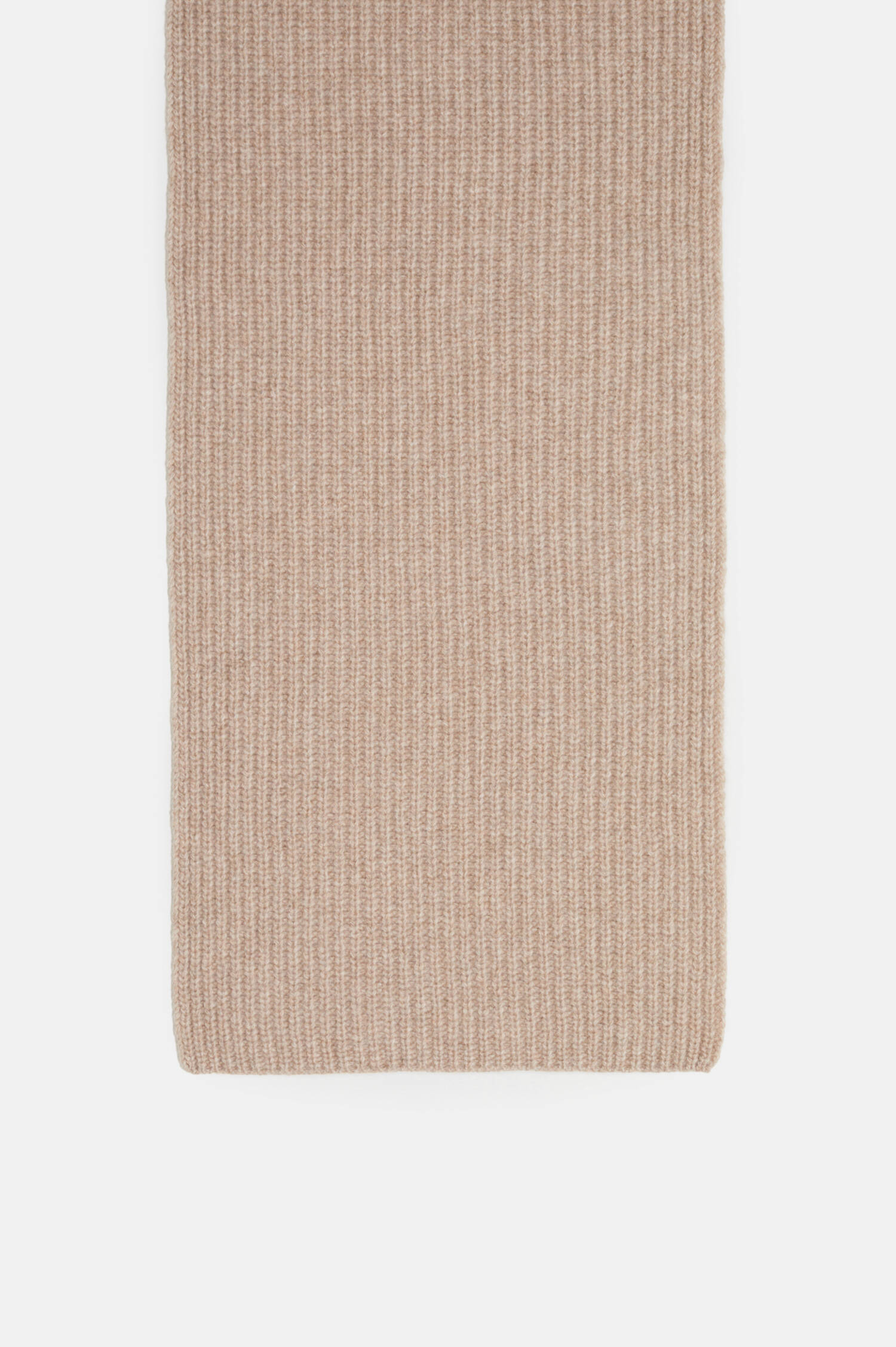 Schal aus Wolle in Beige