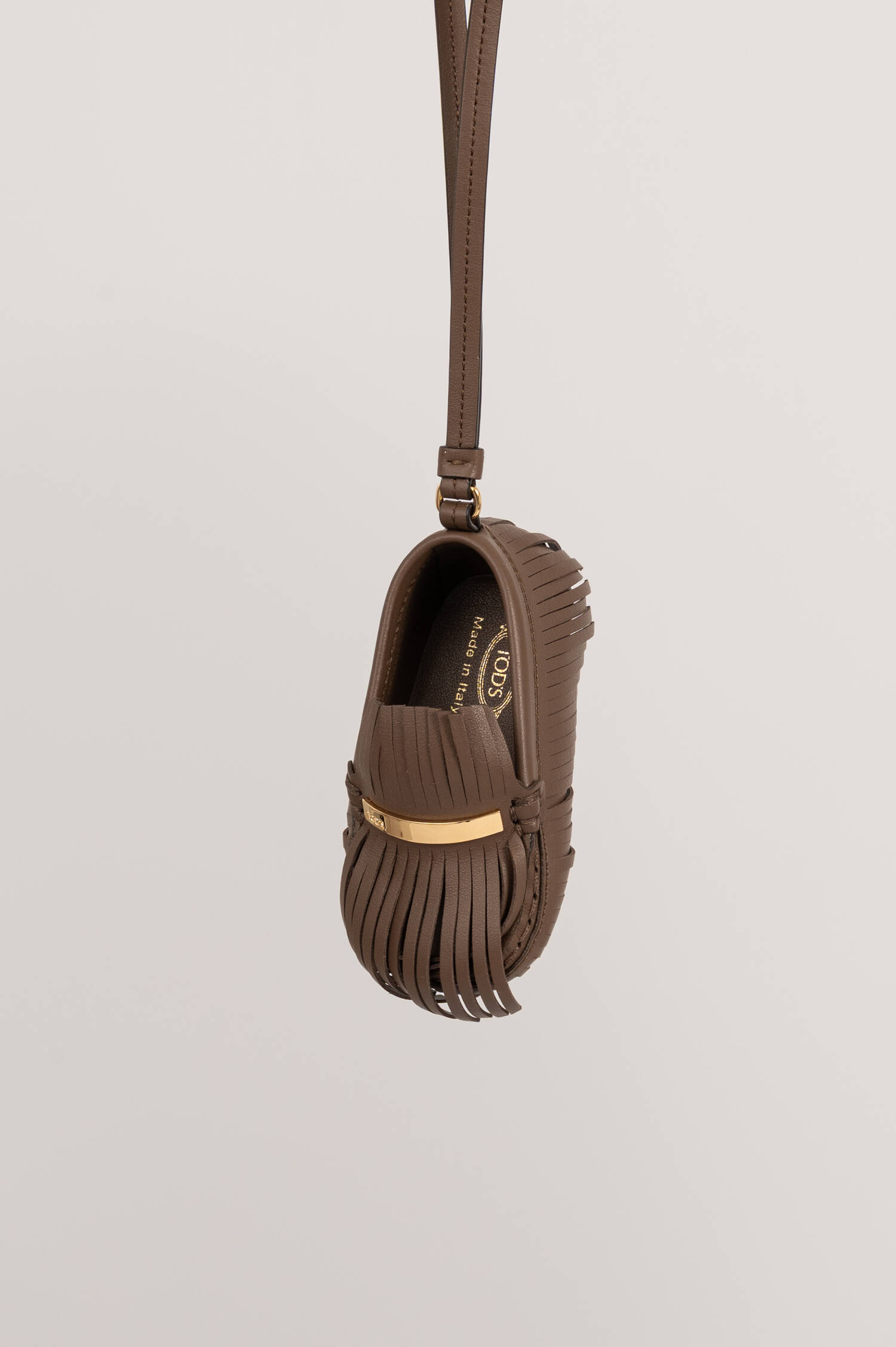 Schlüsselanhänger Minischuh SCARPINA in Braun