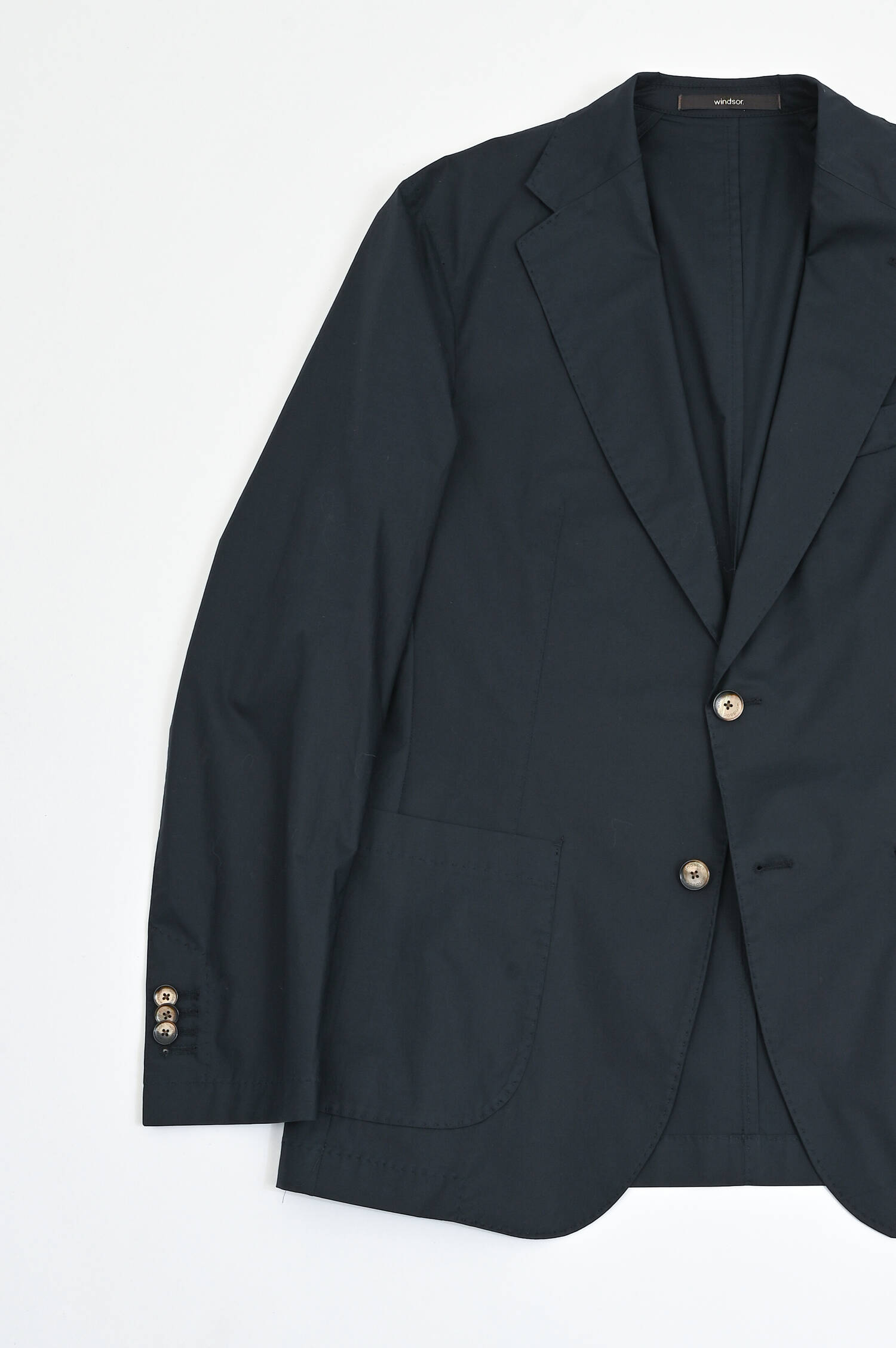 Baumwoll-Sakko in Navy