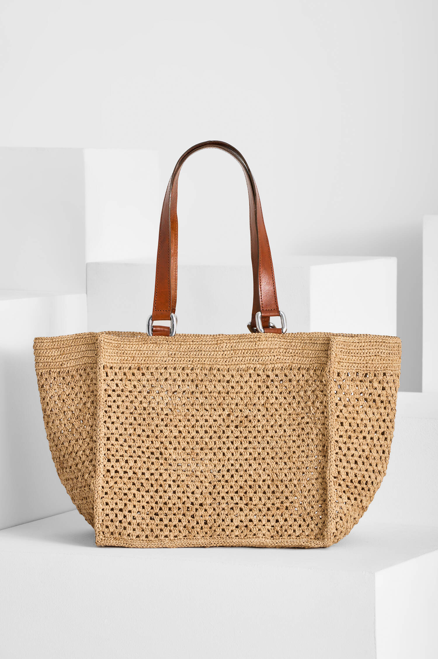 Henkeltasche IRINA in Natur