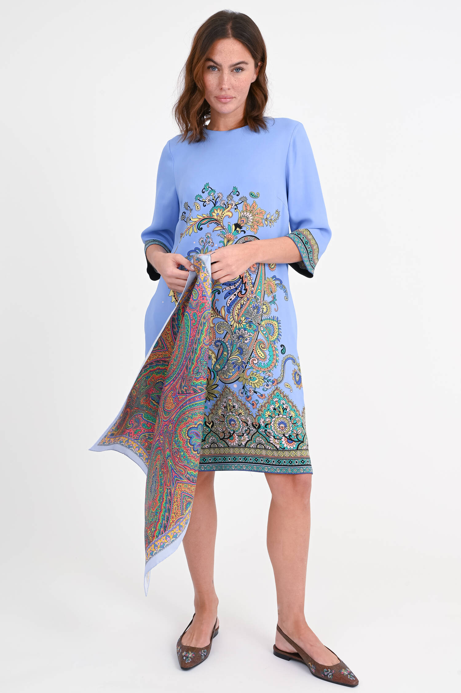 Seiden-Tuch TURANDOT in Multicolor