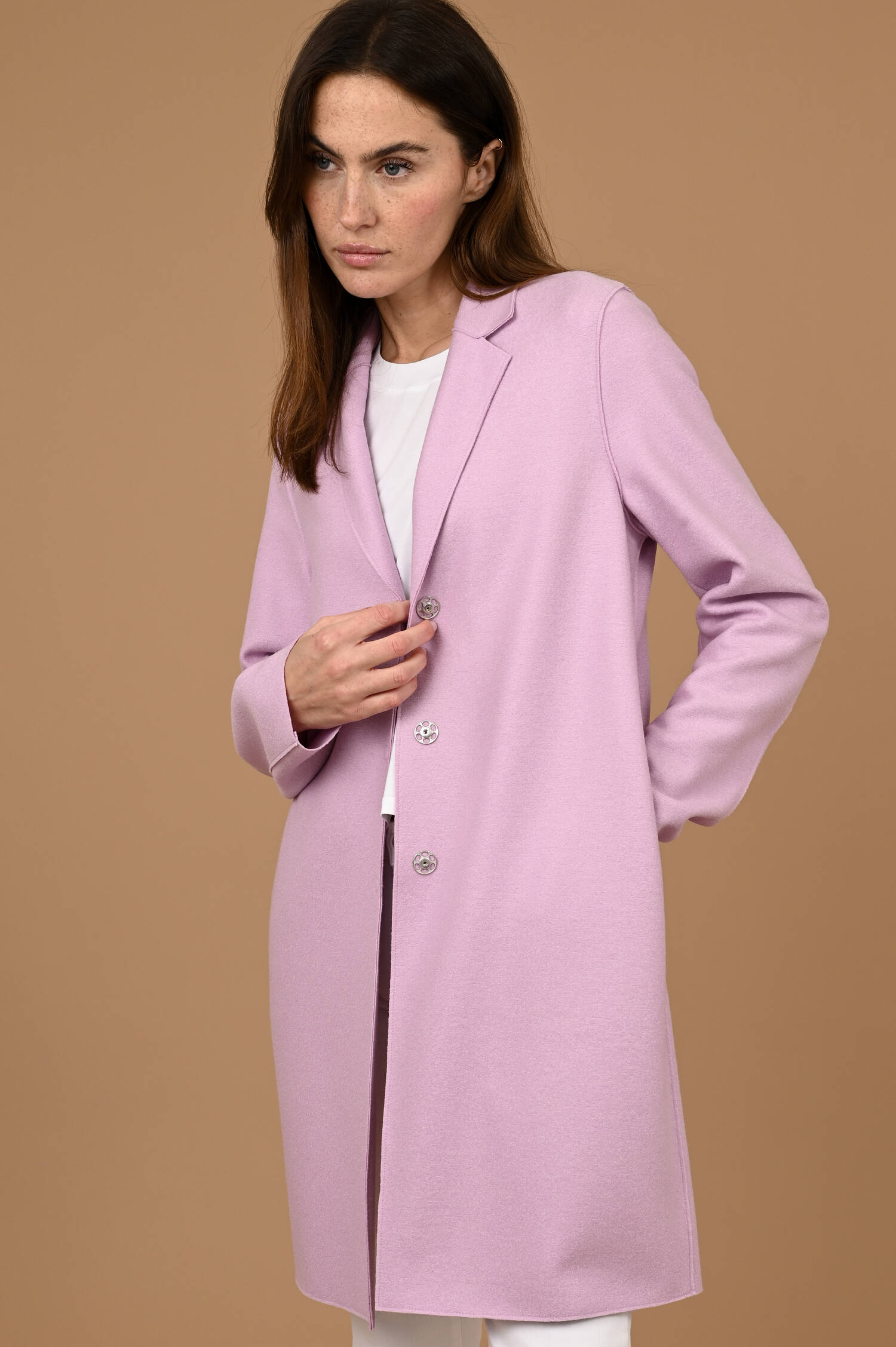 Wollmantel COCOON in Cyclamine Wollmantel COCOON in Cyclamine