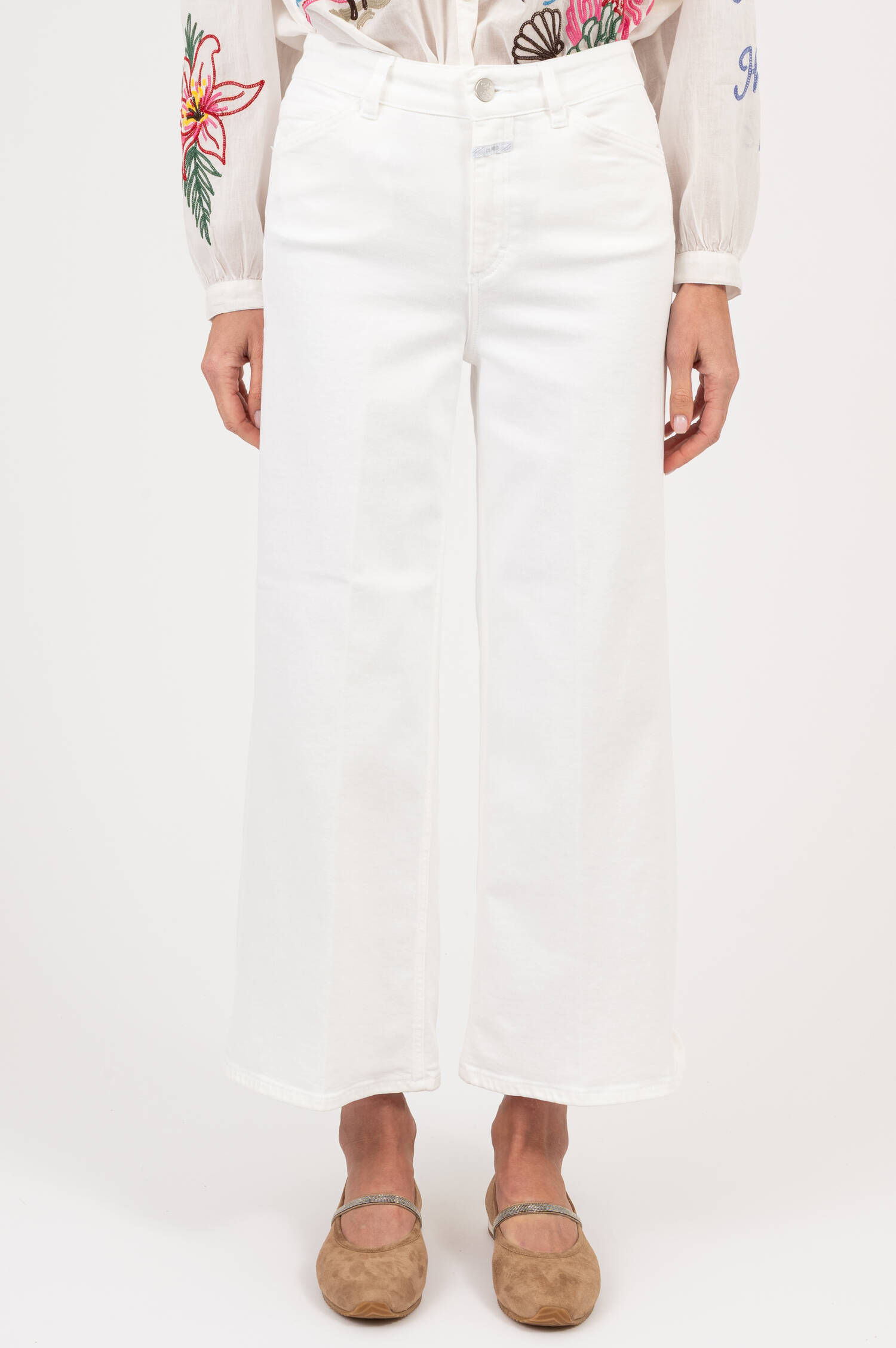 Cropped Jeans WERA in Weiß