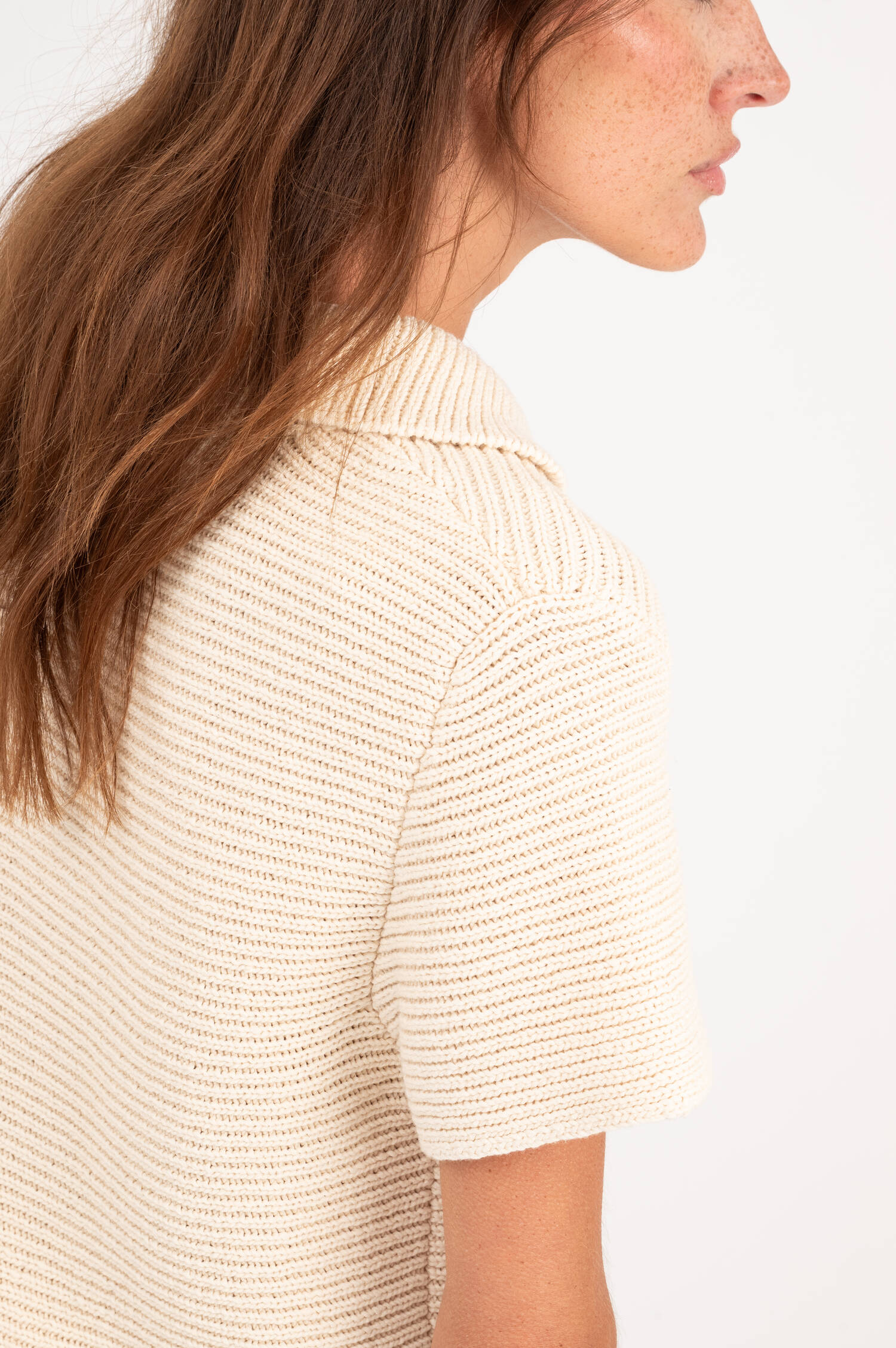 Strickweste HERMINE in Creme