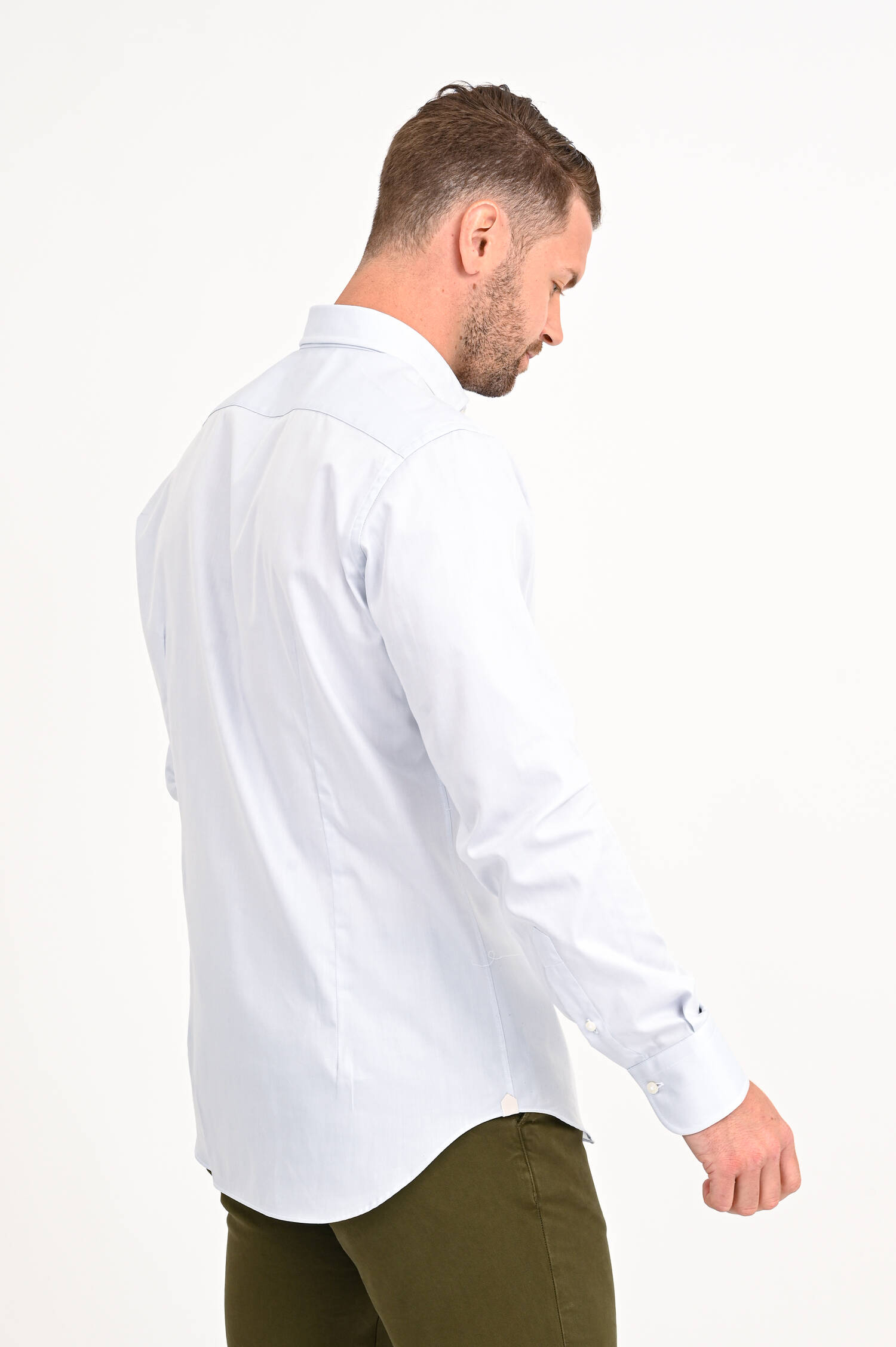 Twill-Hemd in Hellgrau Twill-Hemd in Hellgrau