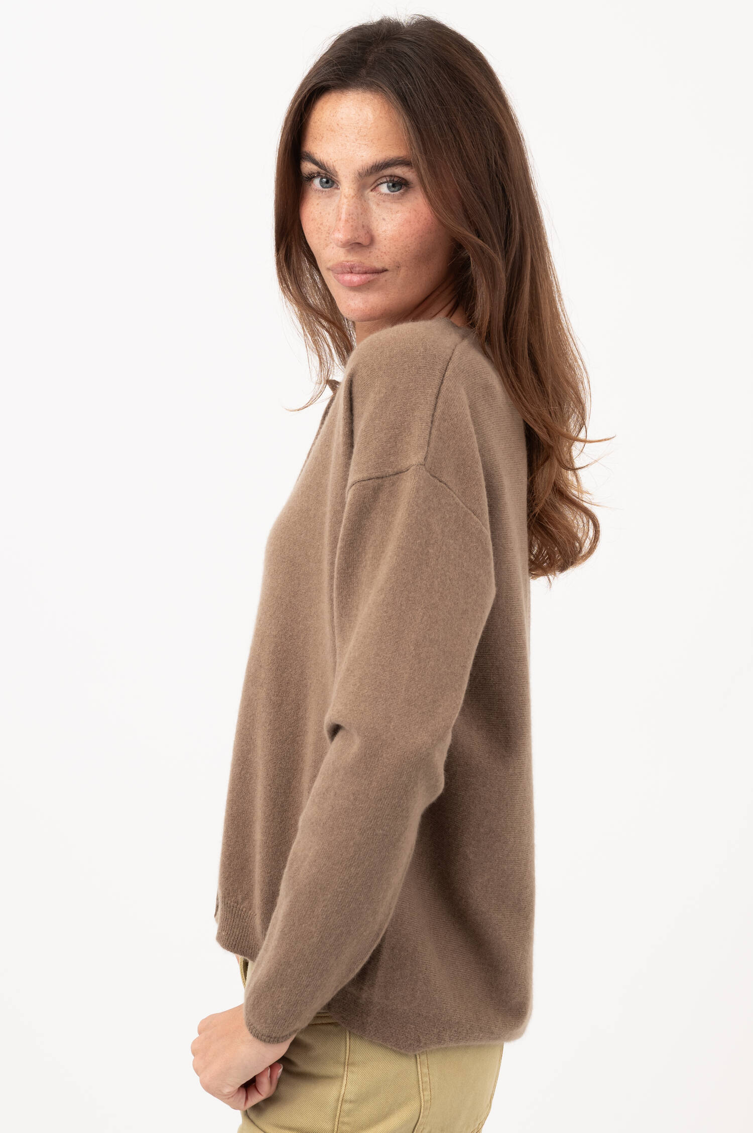 Cashmere-Cardigan in Braun Cashmere-Cardigan in Braun
