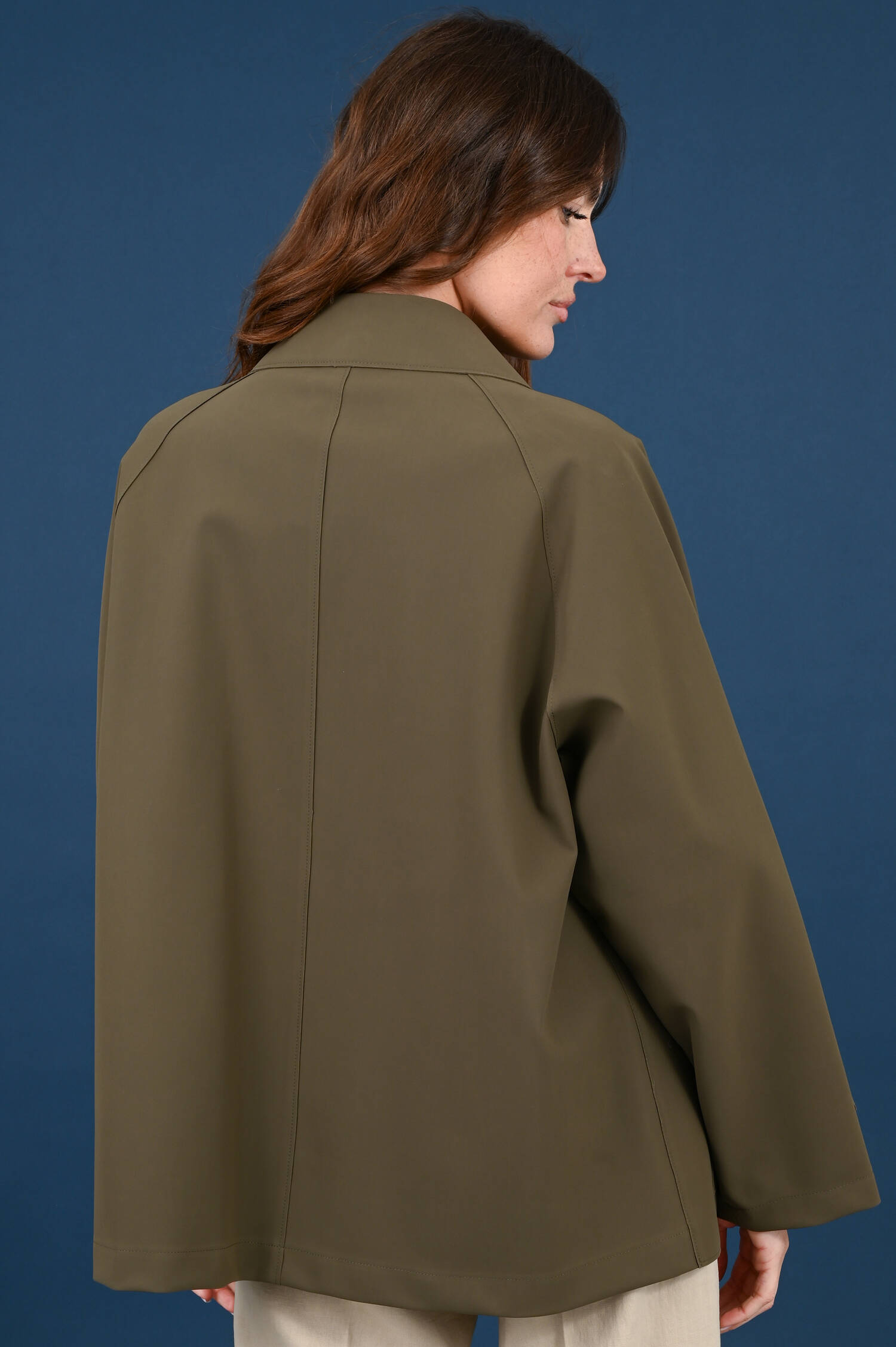 Scuba-Jacke in Dark Khaki