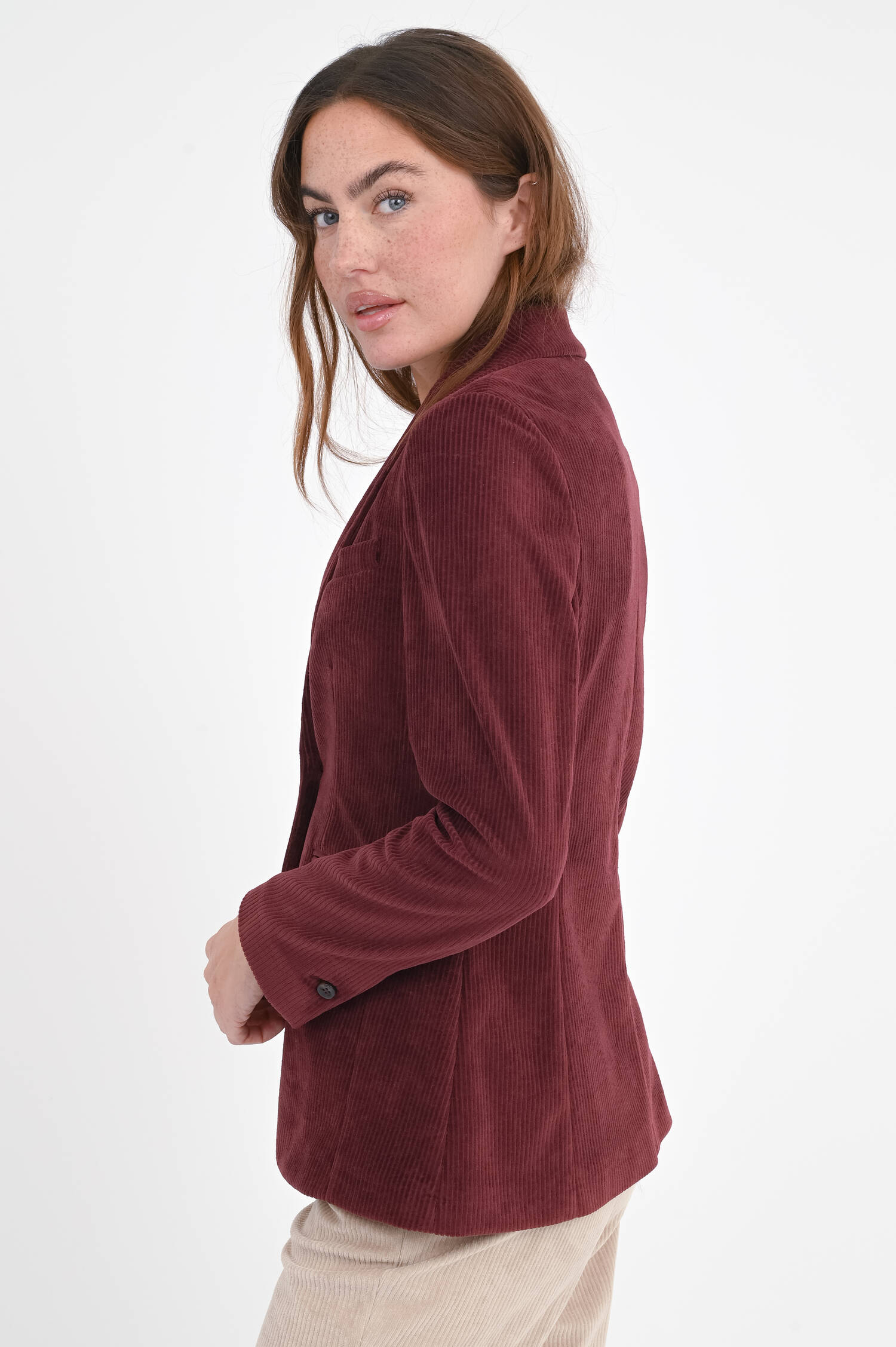Cord-Blazer in Bordeaux
