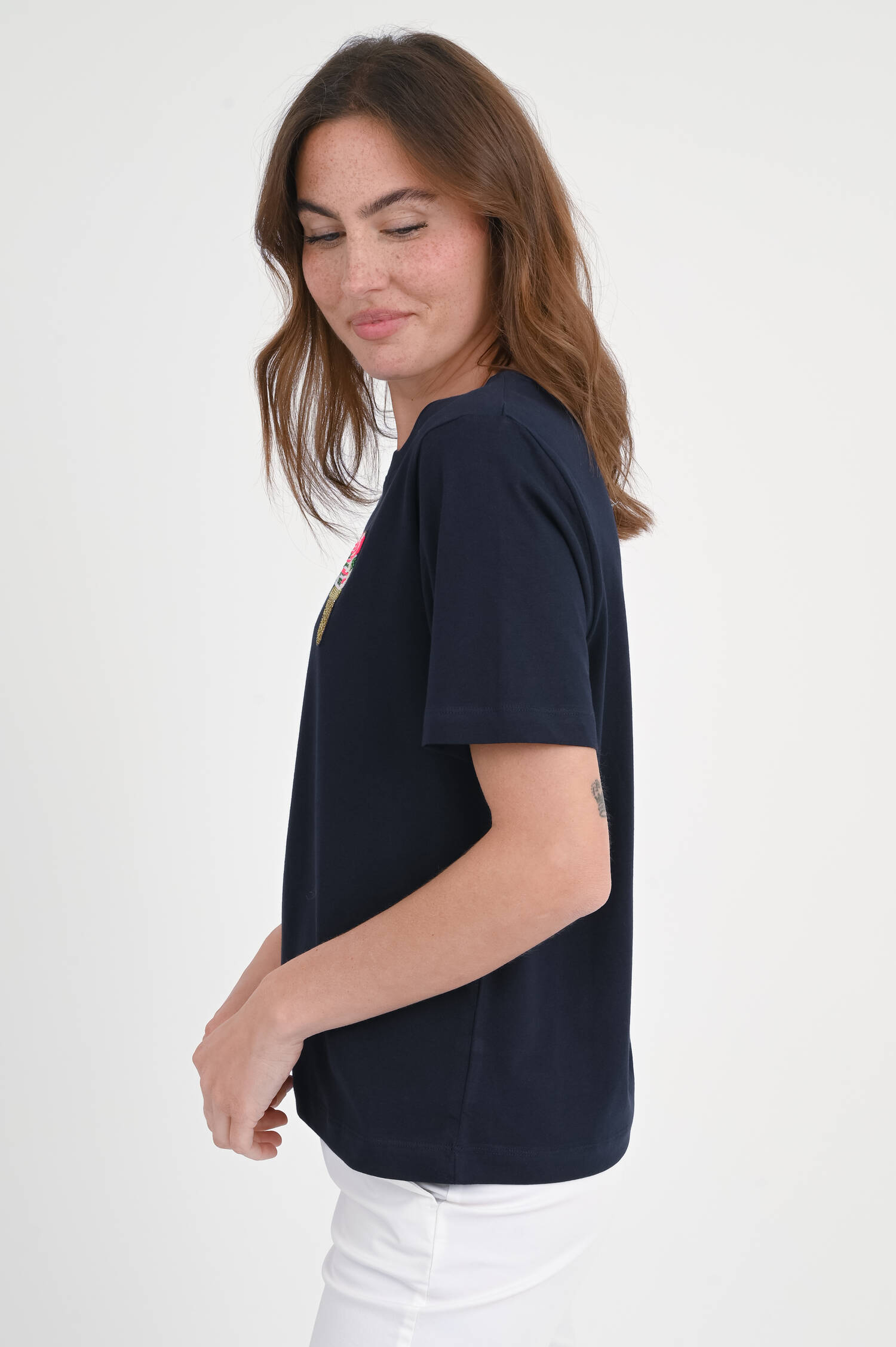 Boxy T-Shirt HICECREAM in Navy