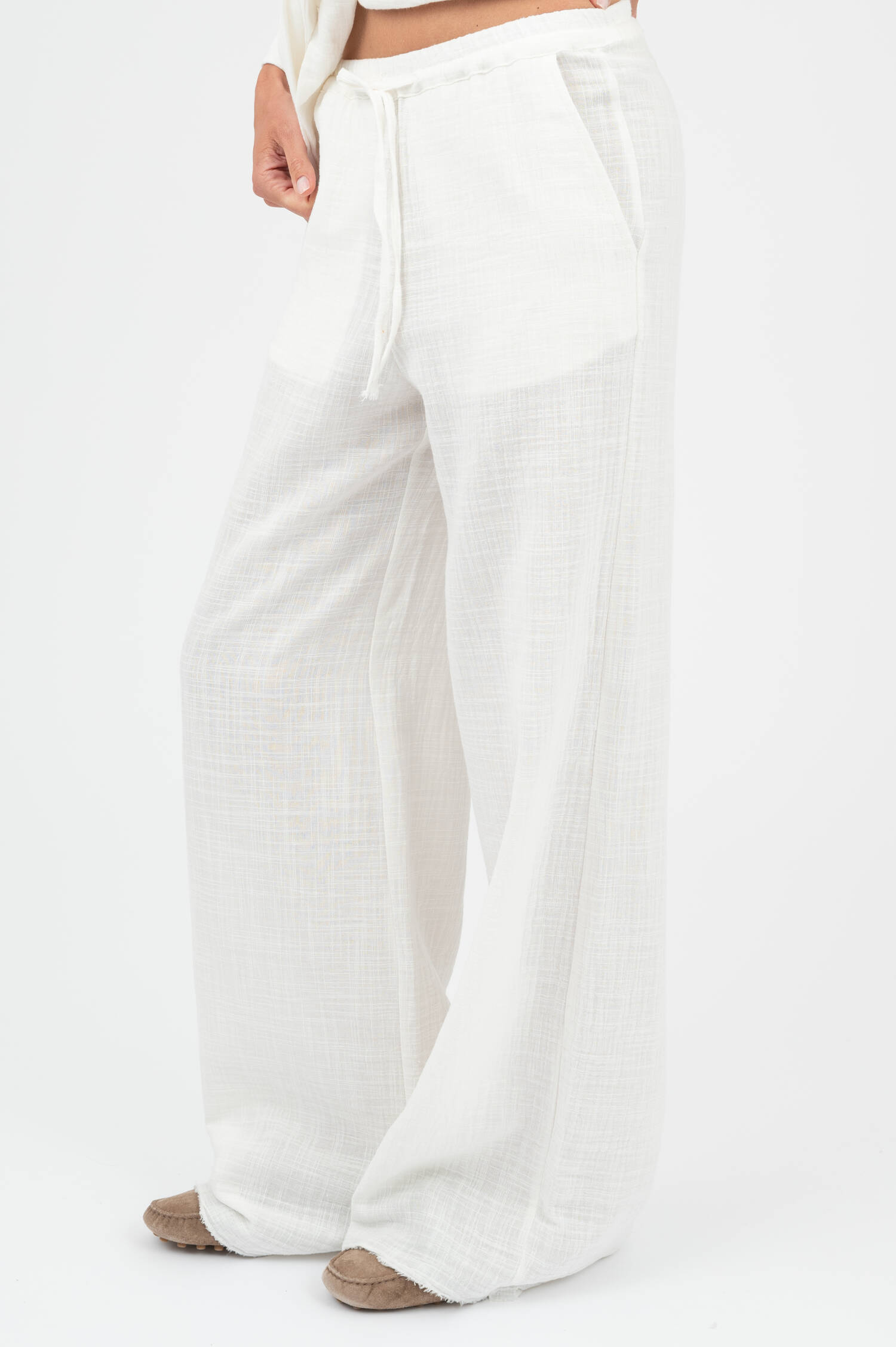 Musselinhose RILEY in Weiß