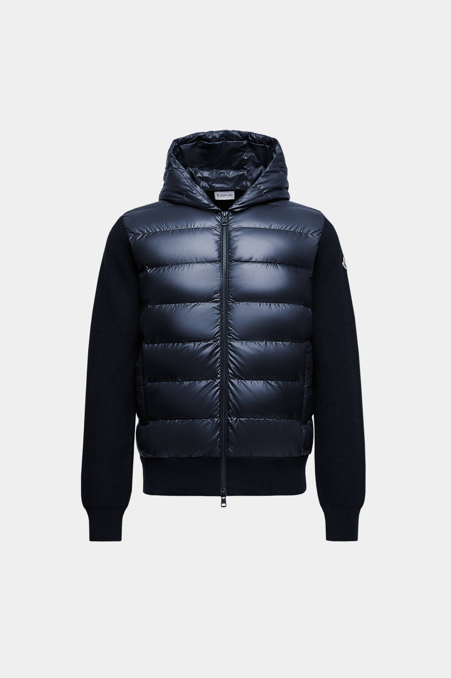 Hybrid Daunen Cardigan in Navy