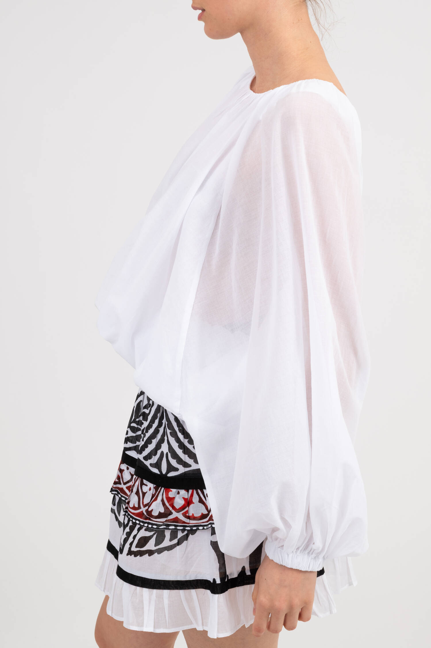 Schlupfbluse WILLOW in Weiß