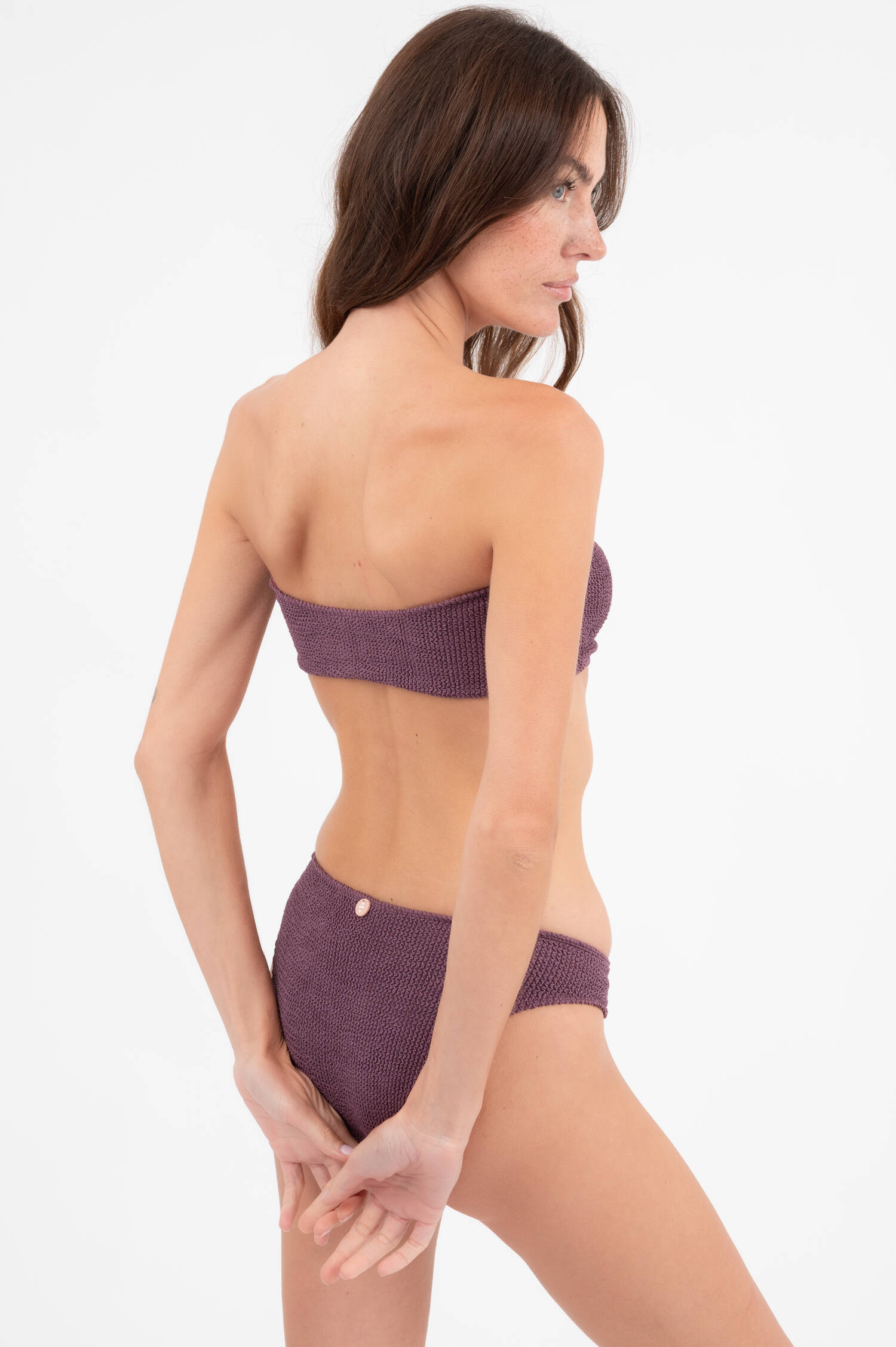 Bandeau Bikini Set LORY in Violett