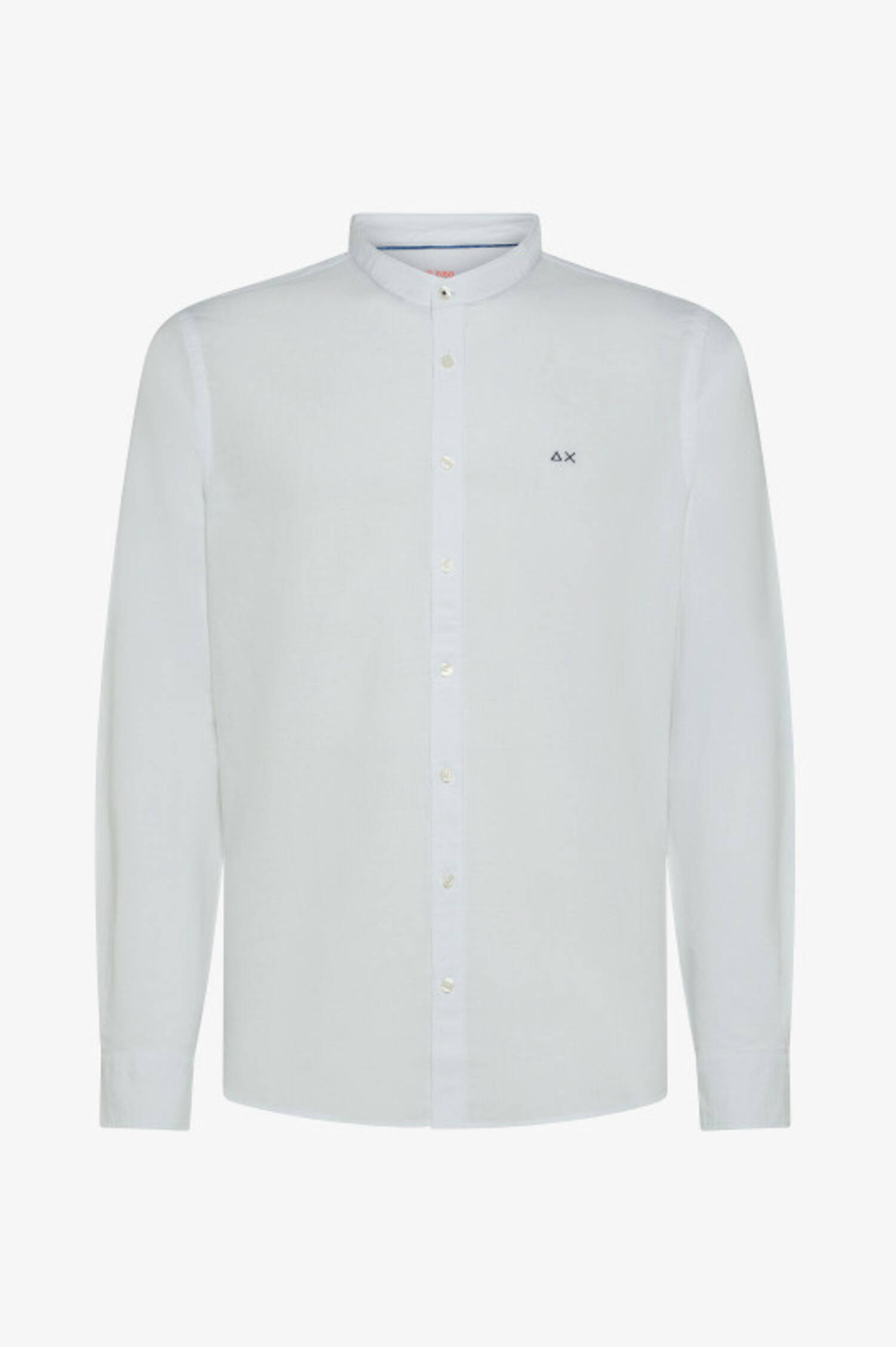 Hemd aus Baumwoll-Leinen-Mix in Weiß