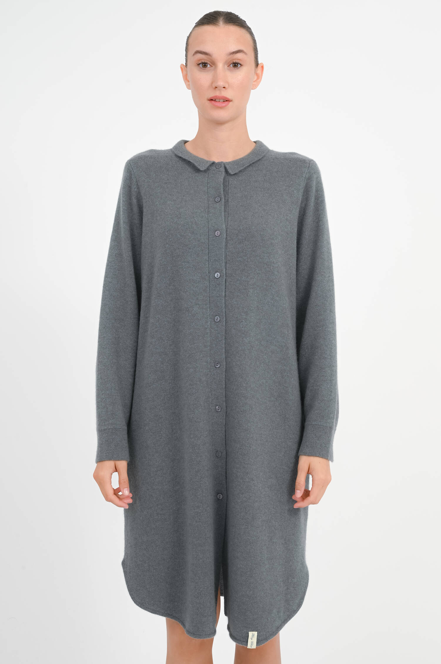 Cashmere Strickkleid in Boston Grey Cashmere Strickkleid in Boston Grey