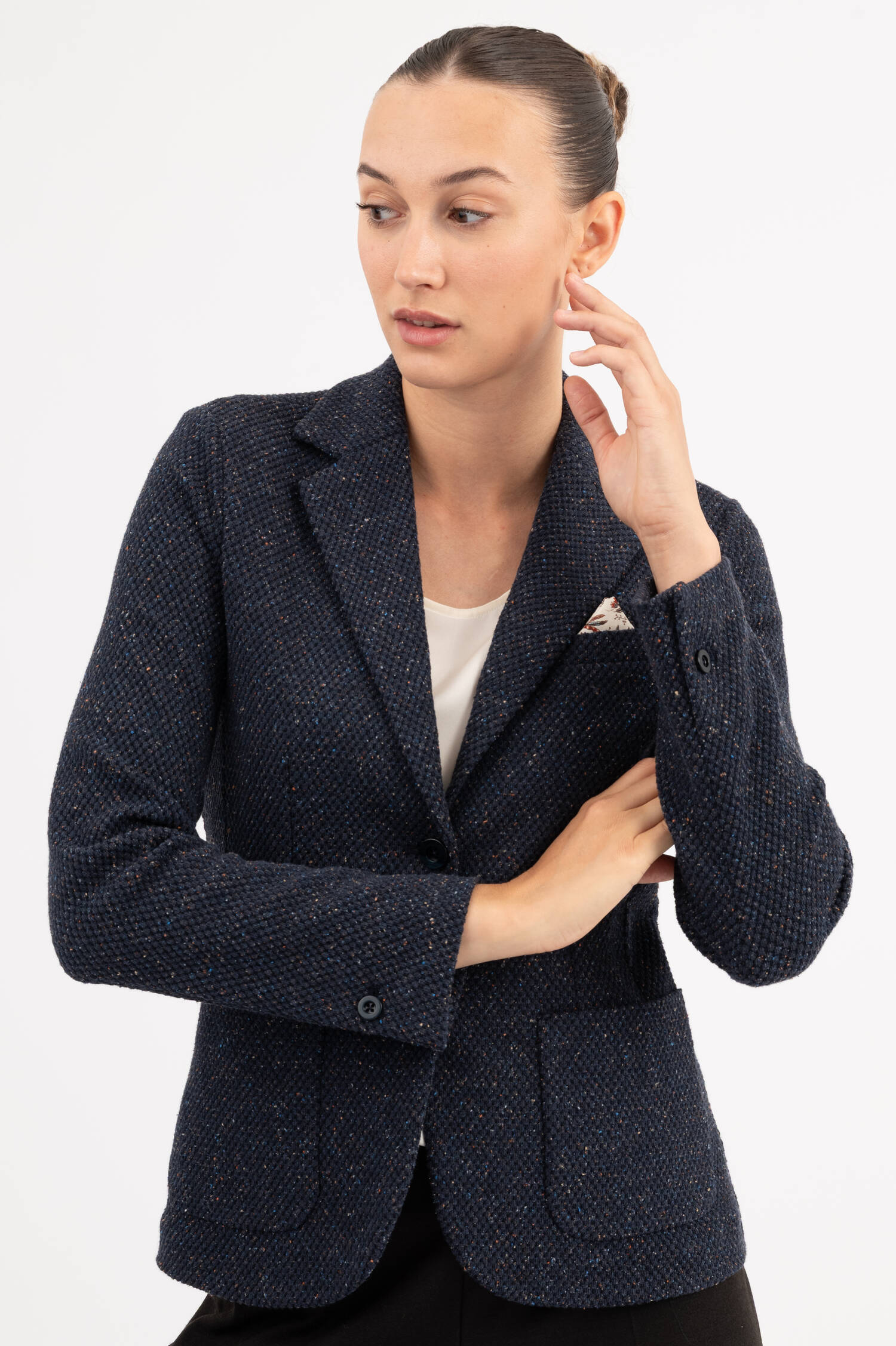 Taillierter Blazer in Dunkelblau Taillierter Blazer in Dunkelblau