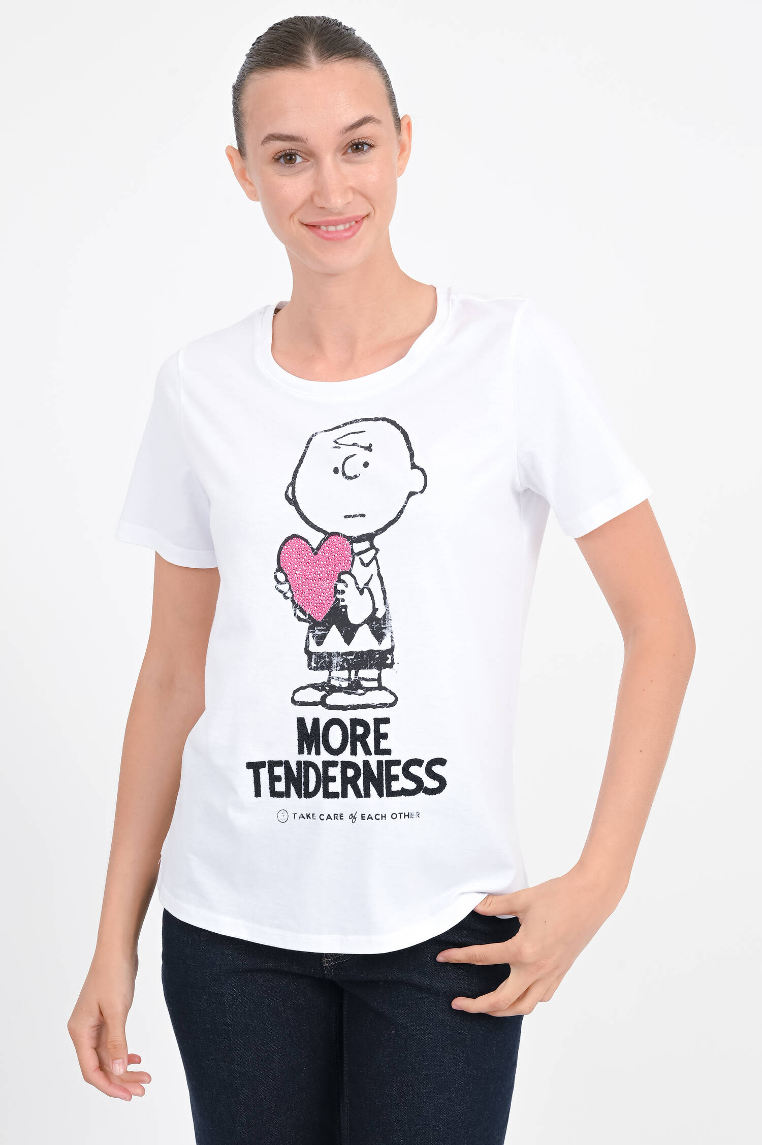 T-Shirt MORE TENDERNESS in Weiß