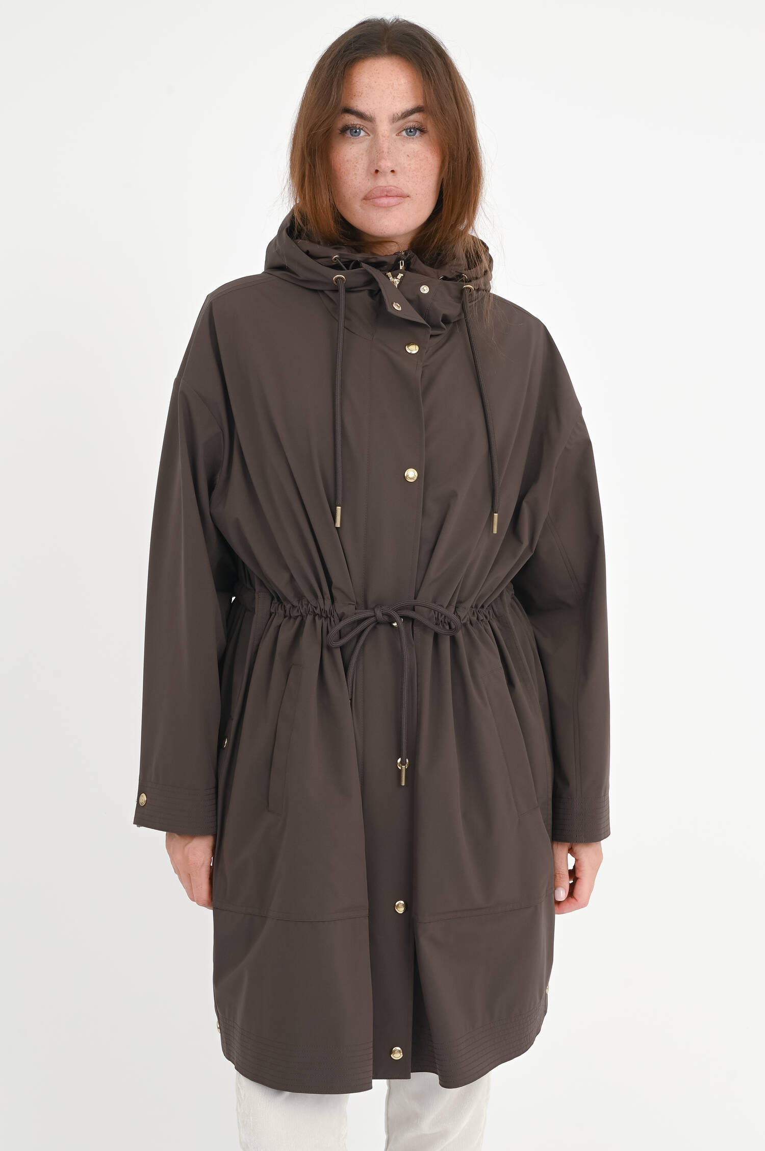 Daunenparka SAINBEL 2-in-1-Modell in Chocolate
