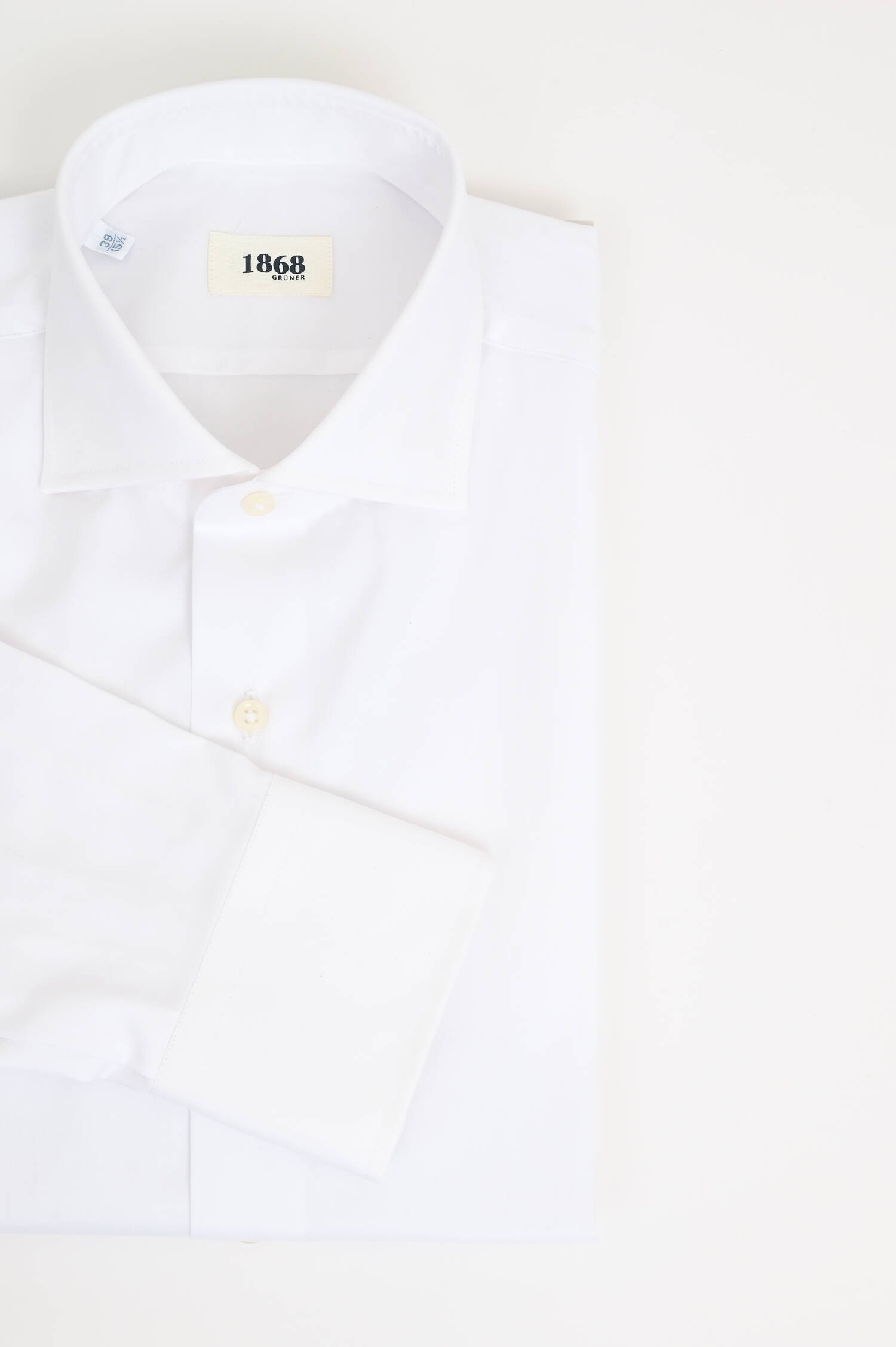 Twill Hemd in Weiß