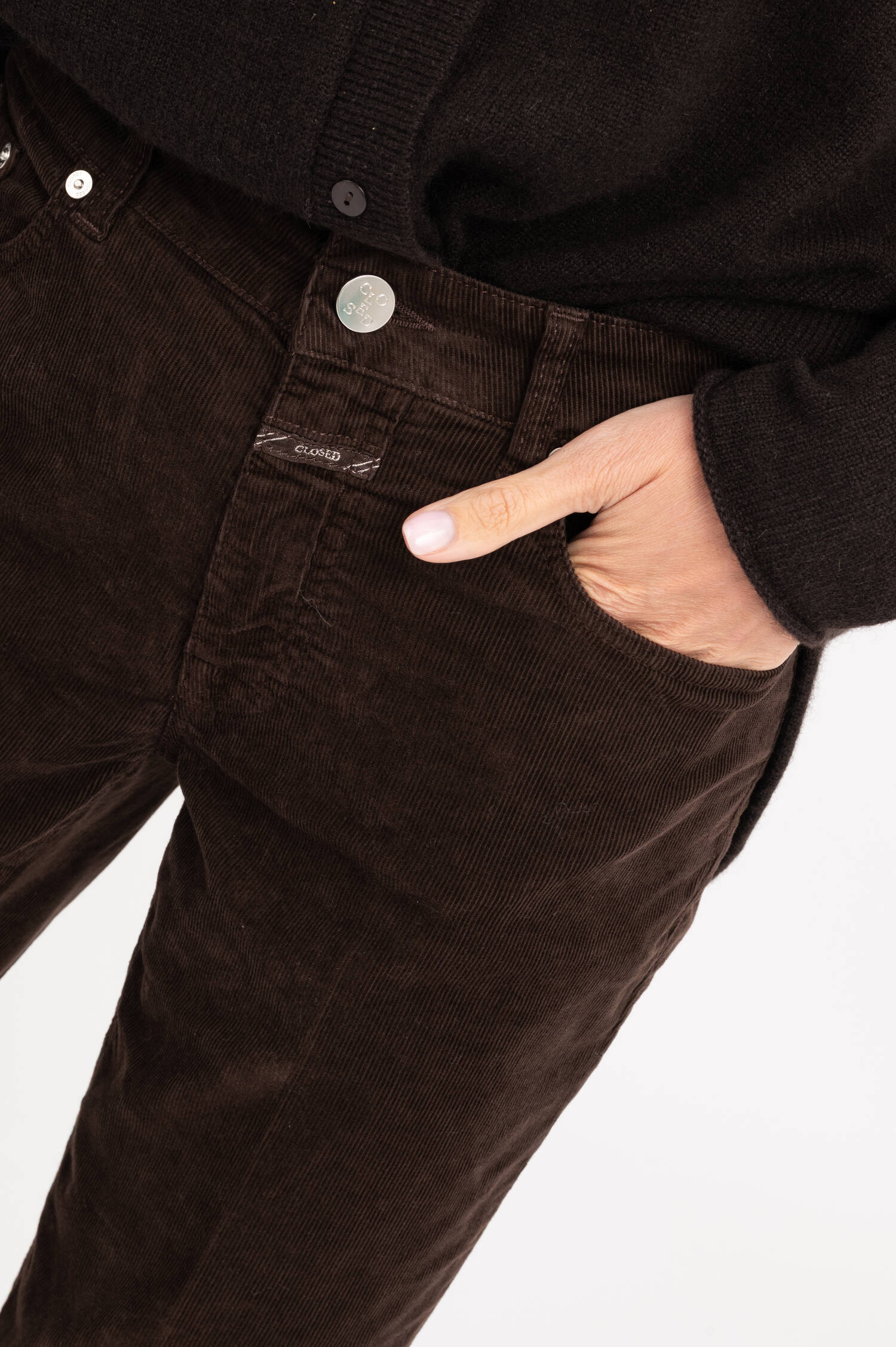 Cordhose MILO in Dunkelbraun