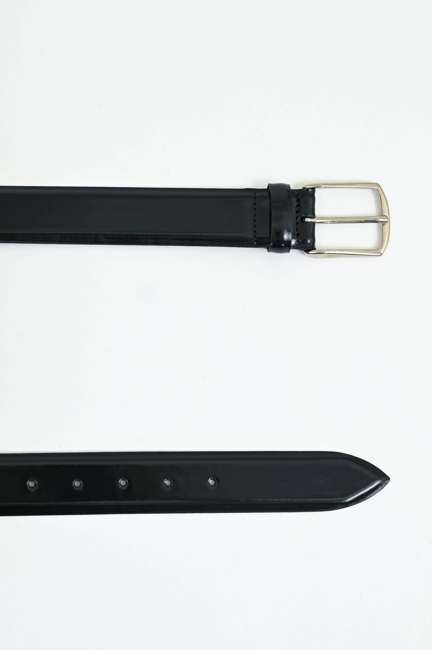 Gürtel aus Glattleder in Dunkelblau