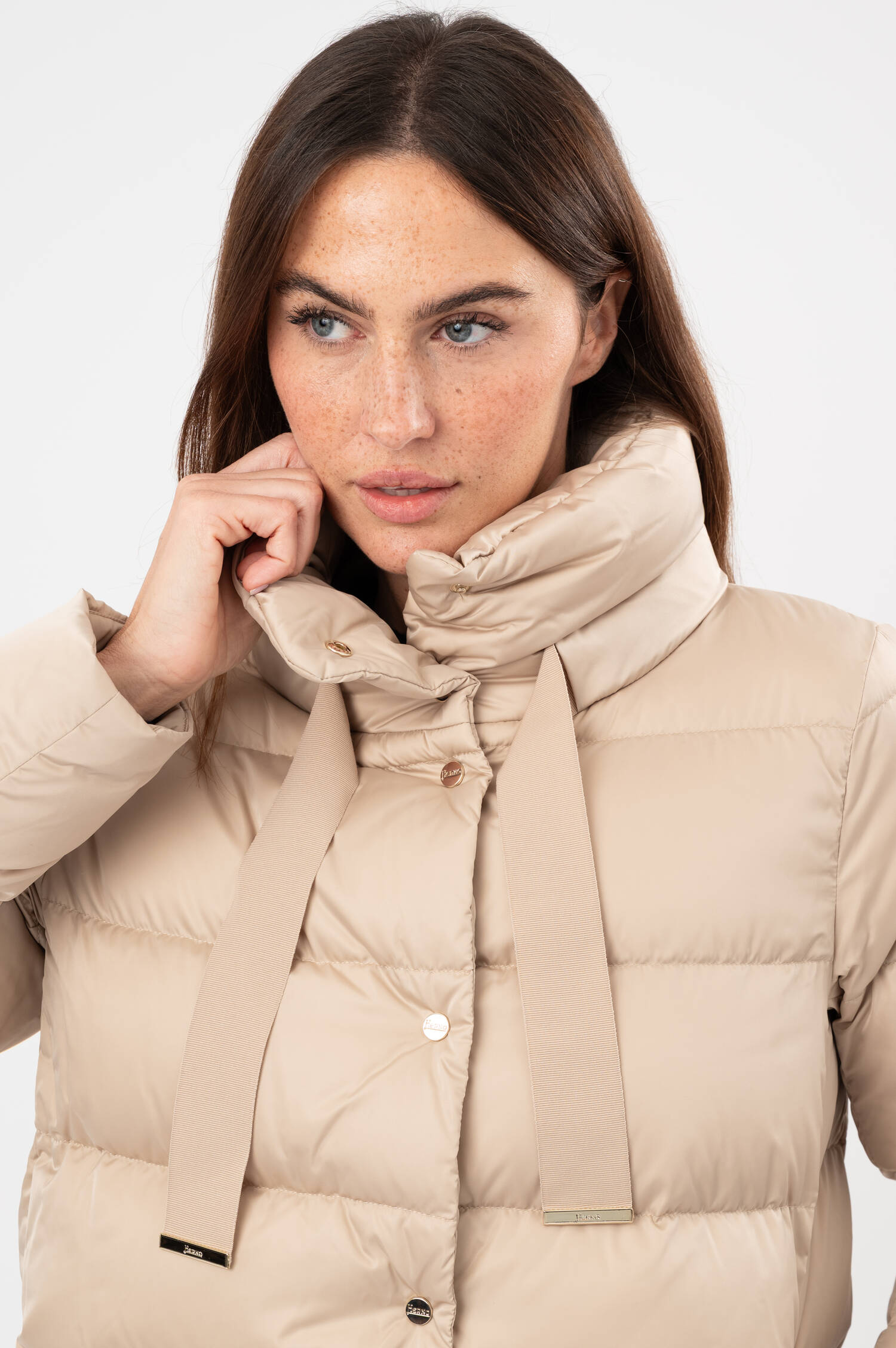Daunenjacke in Beige Daunenjacke in Beige