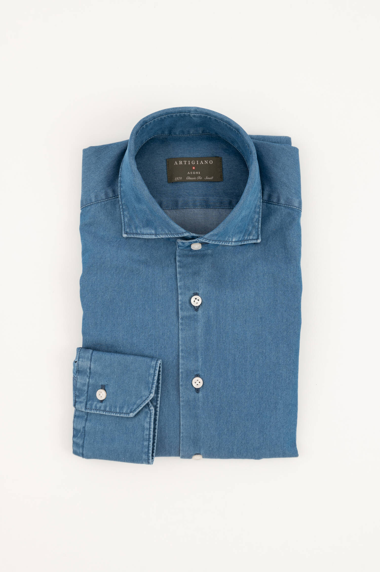Jeanshemd in Mittelblau Jeanshemd in Mittelblau