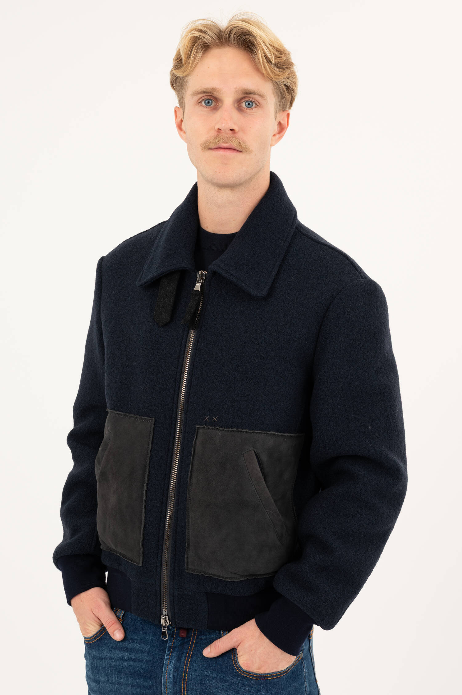 Kochwoll Bomberjacke in Navy Kochwoll Bomberjacke in Navy