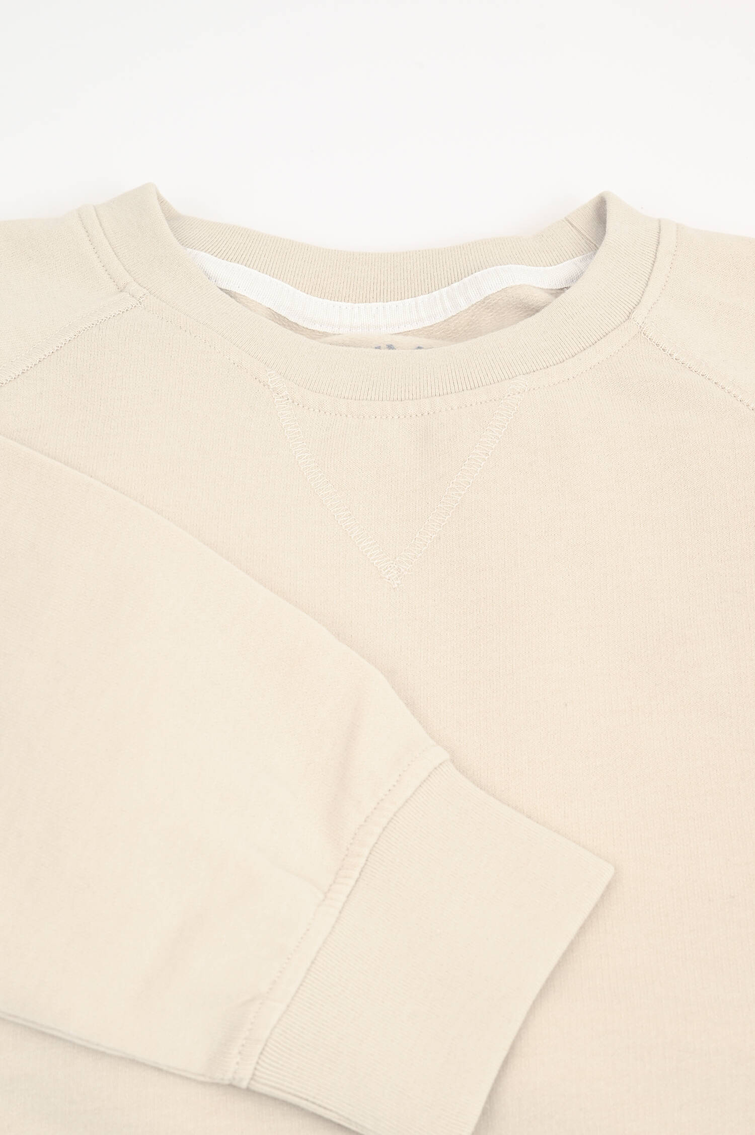 Sweatshirt aus Baumwolle in Creme Sweatshirt aus Baumwolle in Creme