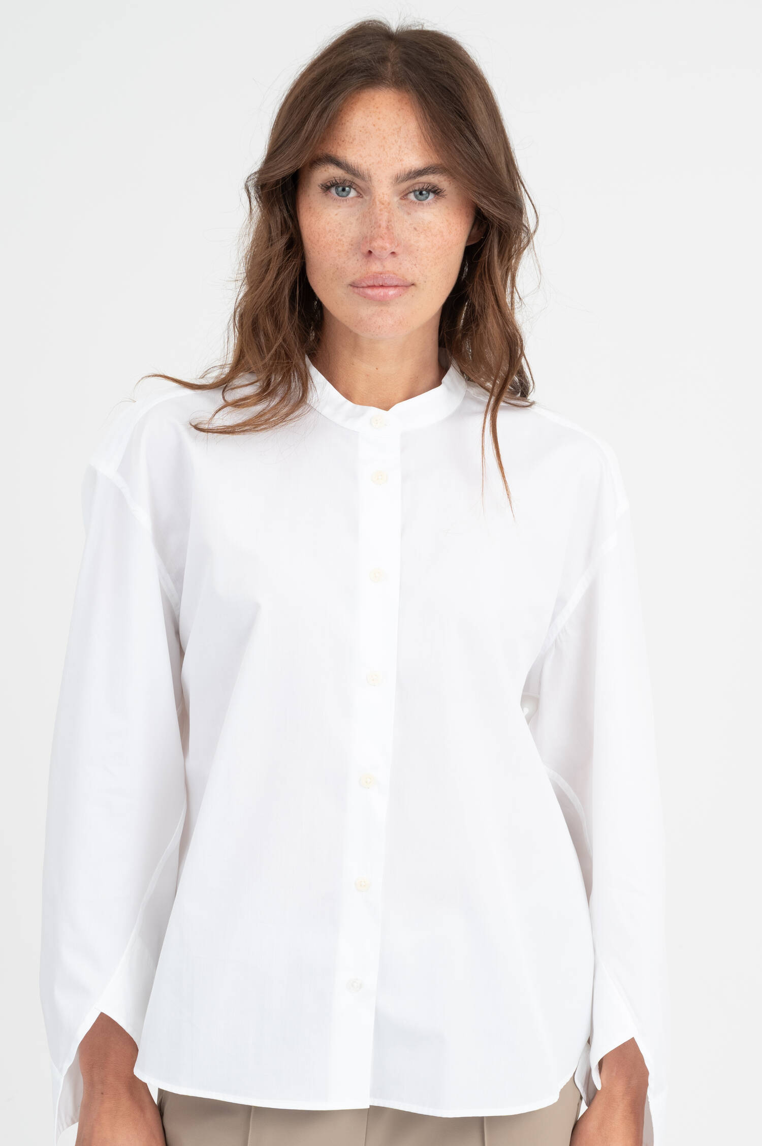Oversize Bluse NEW YORK in Weiß
