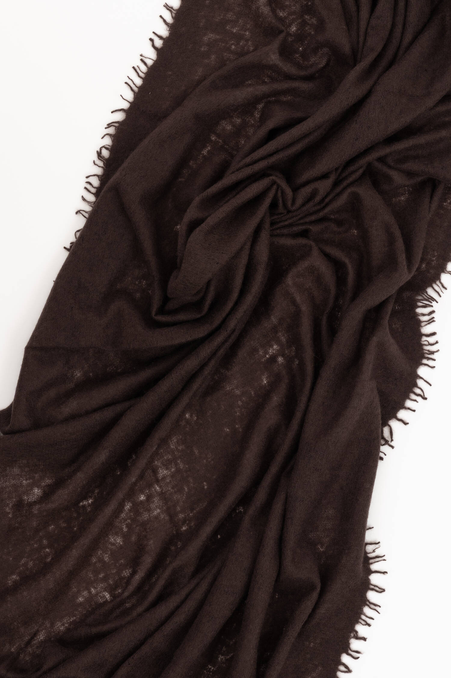 Cashmere Schal in Dunkelbraun Cashmere Schal in Dunkelbraun