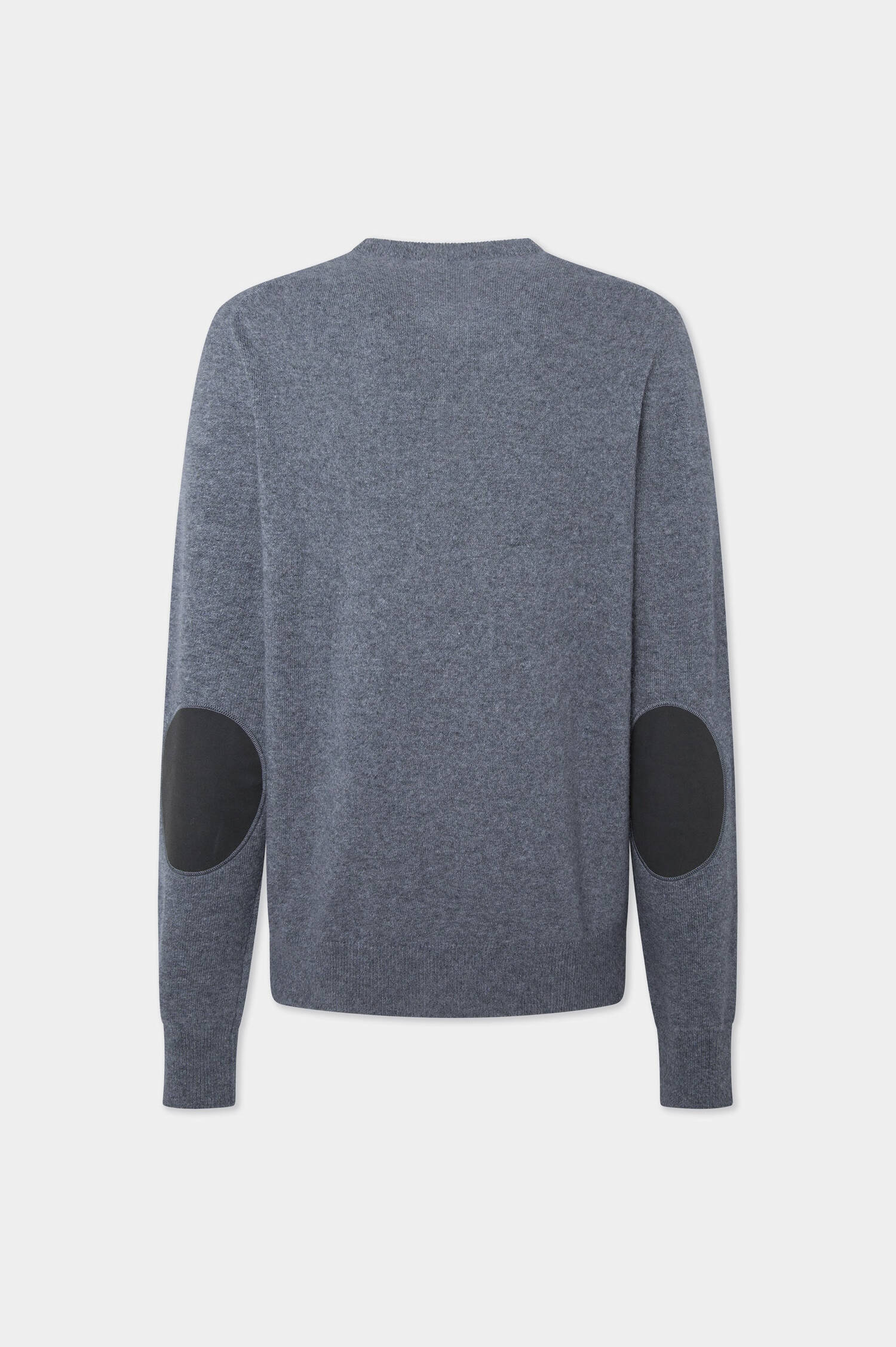 Rundhals-Pullover in Anthrazit Rundhals-Pullover in Anthrazit