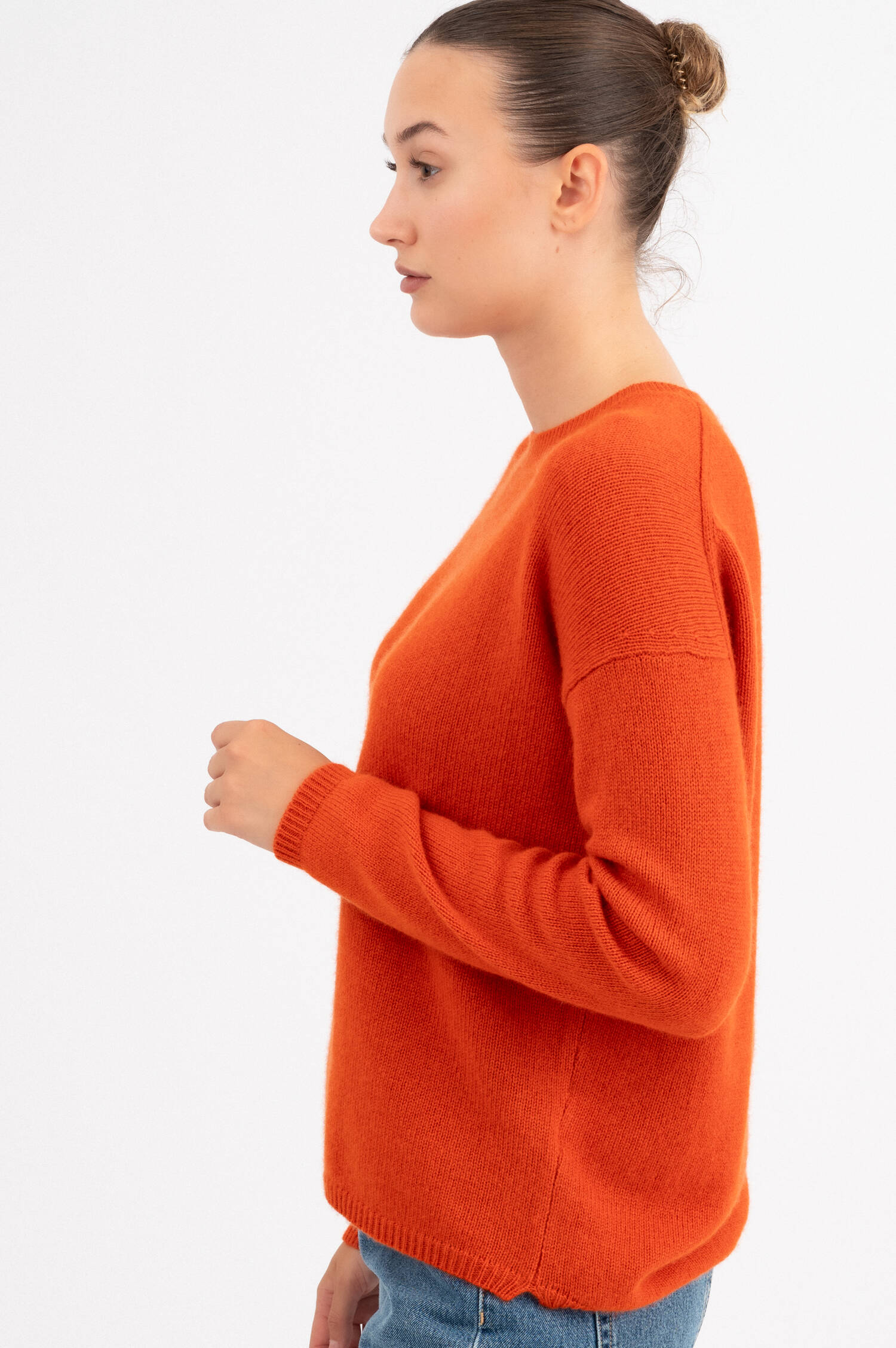 Cashmere Pullover in Orange Cashmere Pullover in Orange