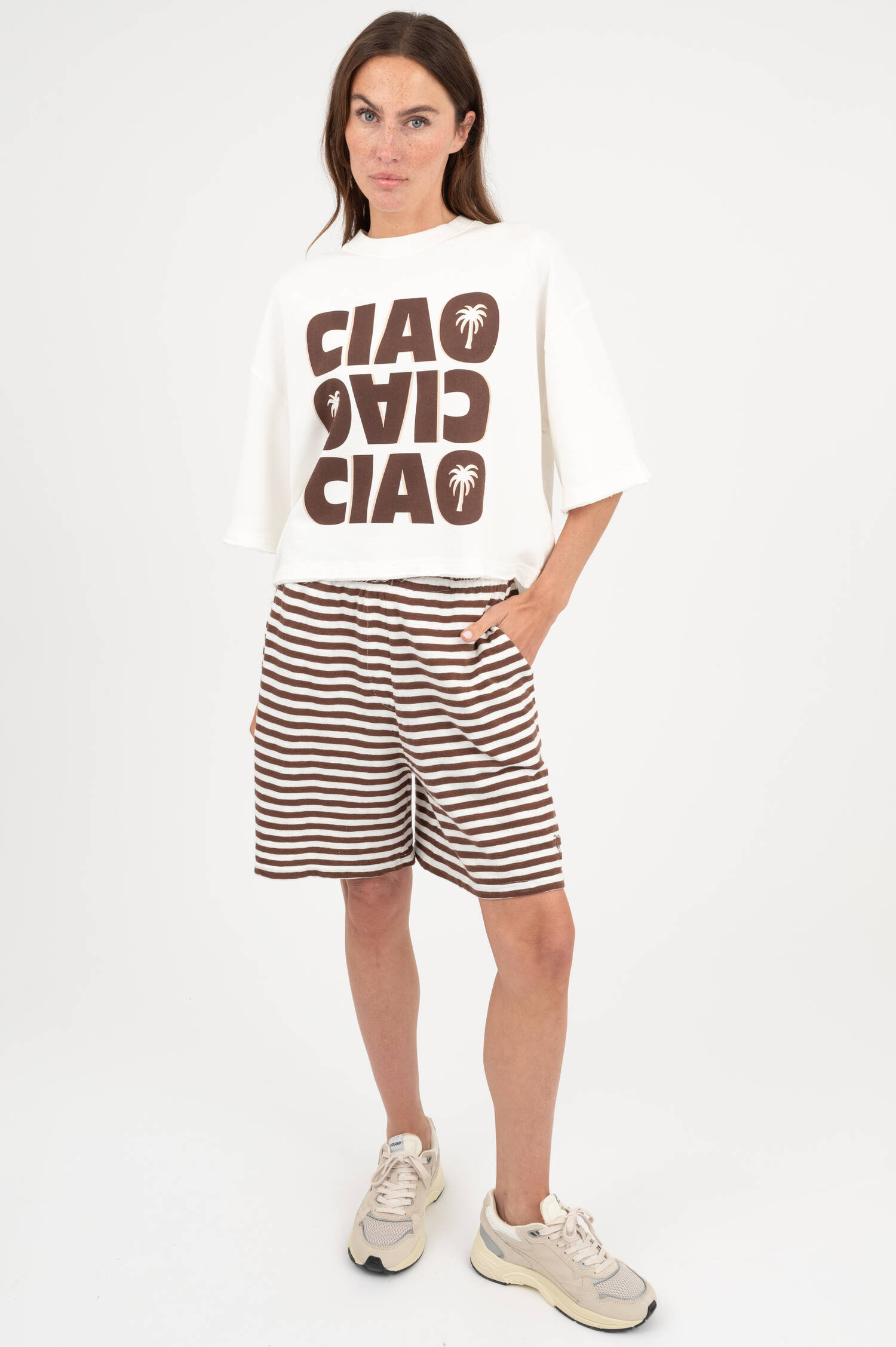 Oversize T-Shirt in Weiß