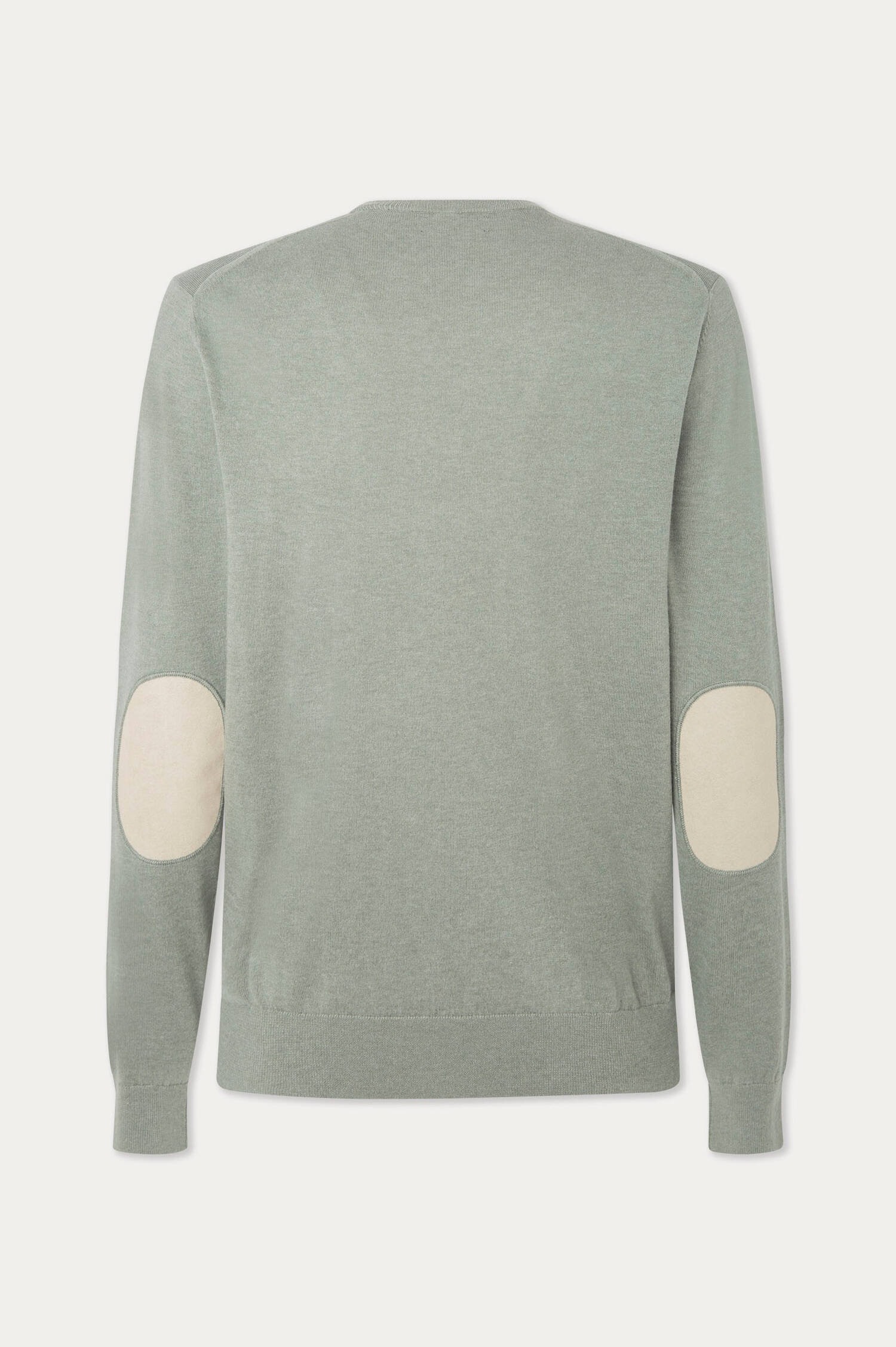Pullover aus Baumwolle und Kaschmir in Salbei