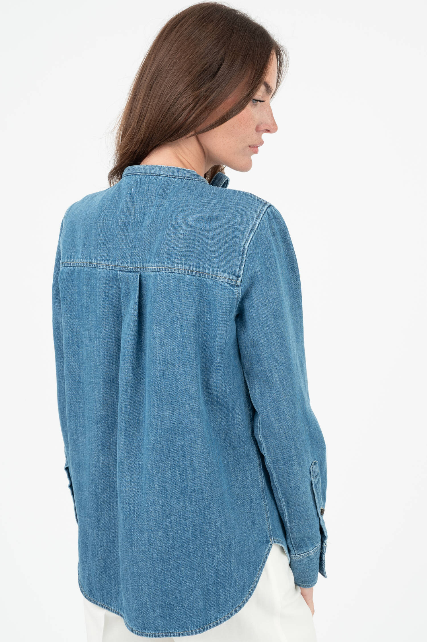Denimbluse in Mittelblau Denimbluse in Mittelblau