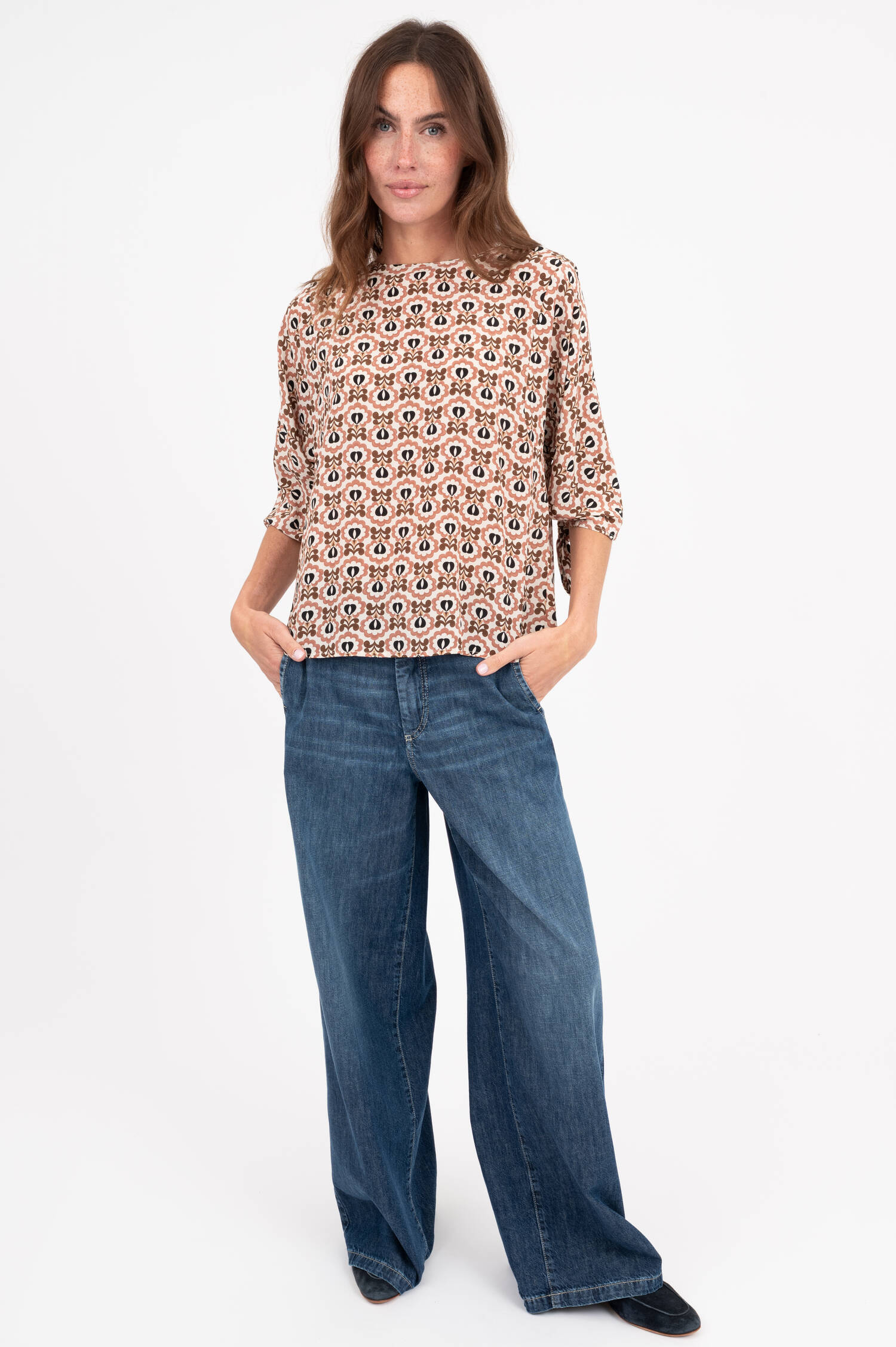 Blusenshirt ADONE in Multicolor Blusenshirt ADONE in Multicolor
