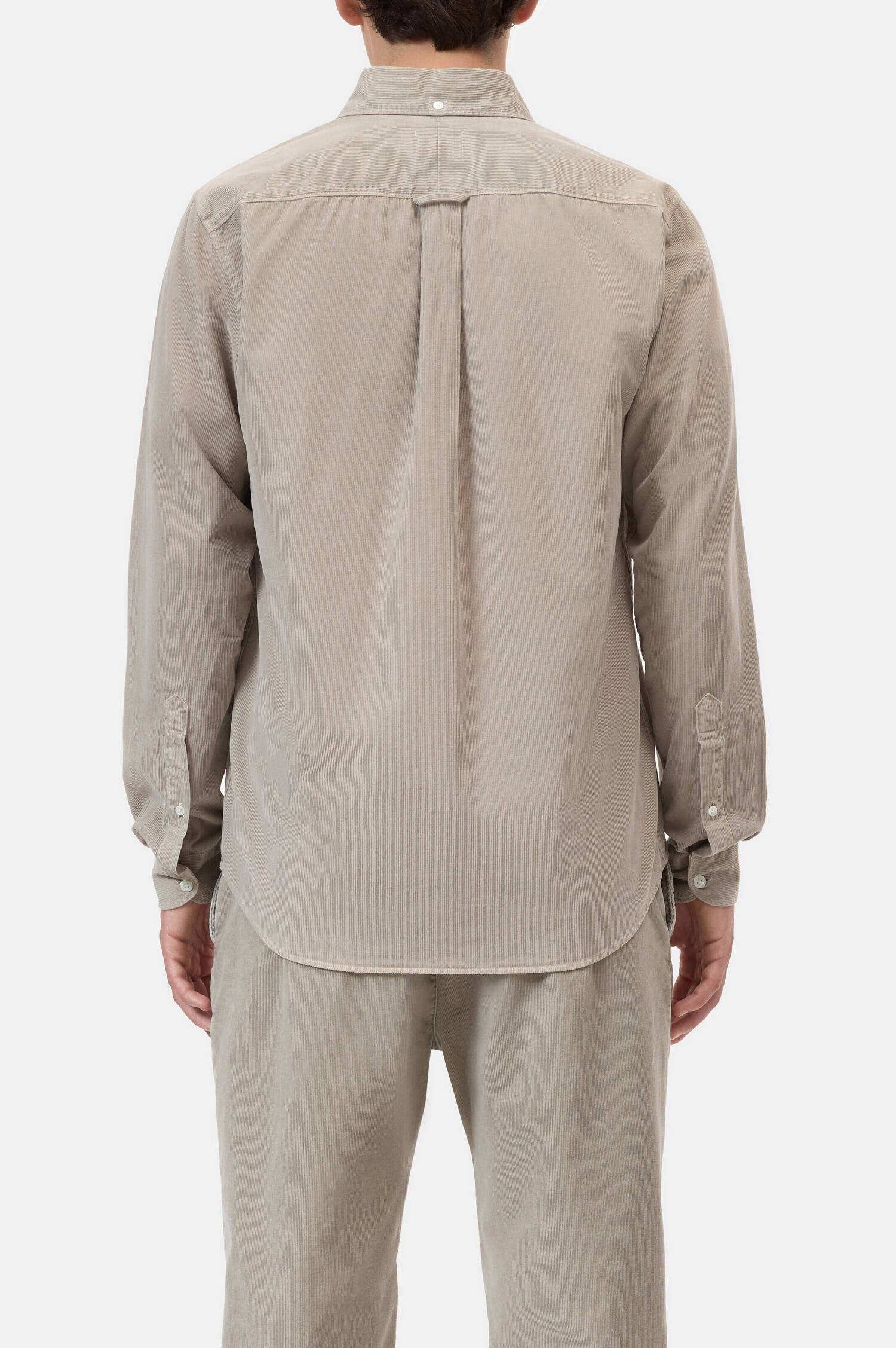 Cord-Hemd aus Baumwolle in Beige Cord-Hemd aus Baumwolle in Beige