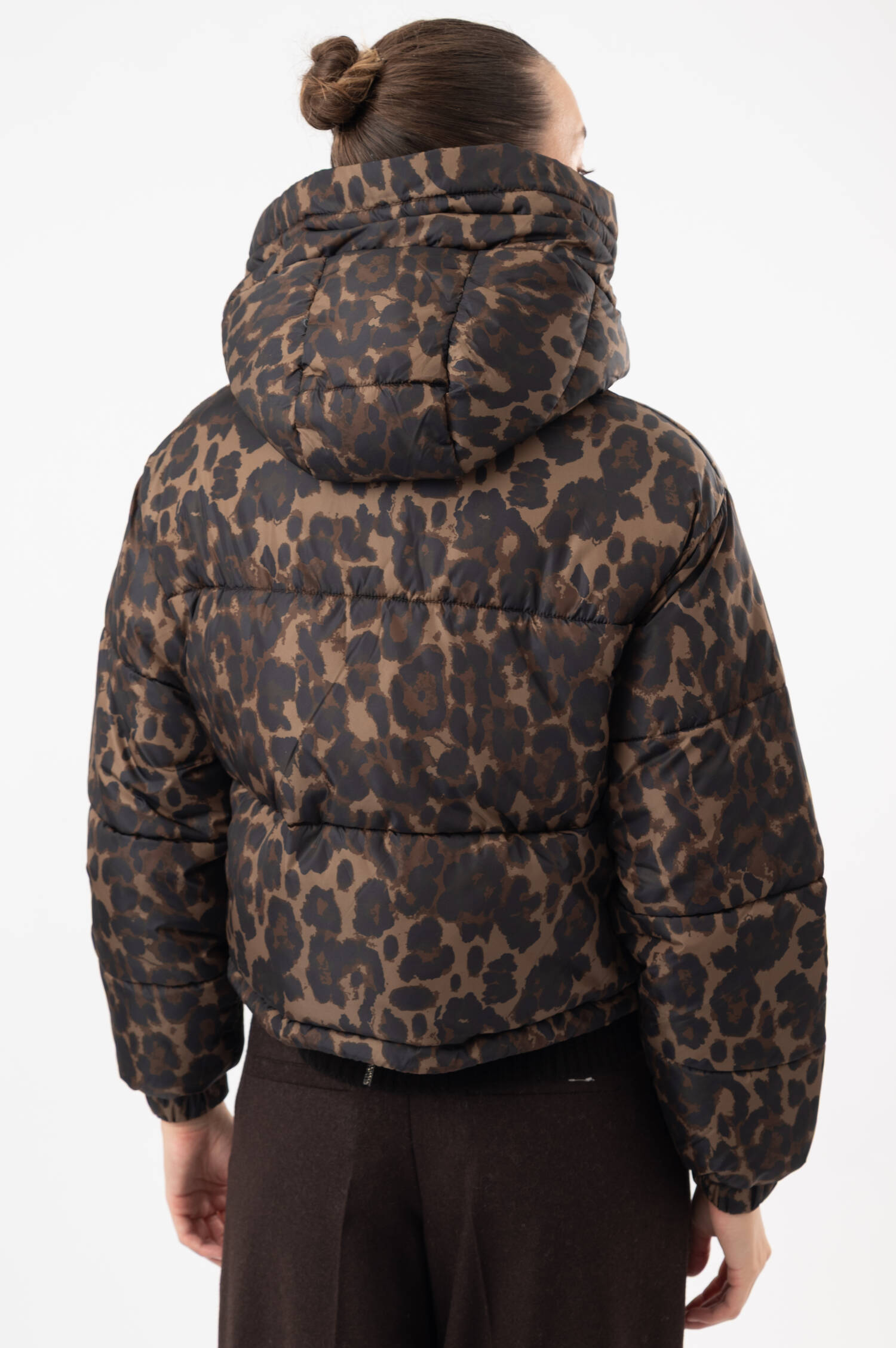Gemusterte Steppjacke RHIANNON in Braun Gemusterte Steppjacke RHIANNON in Braun