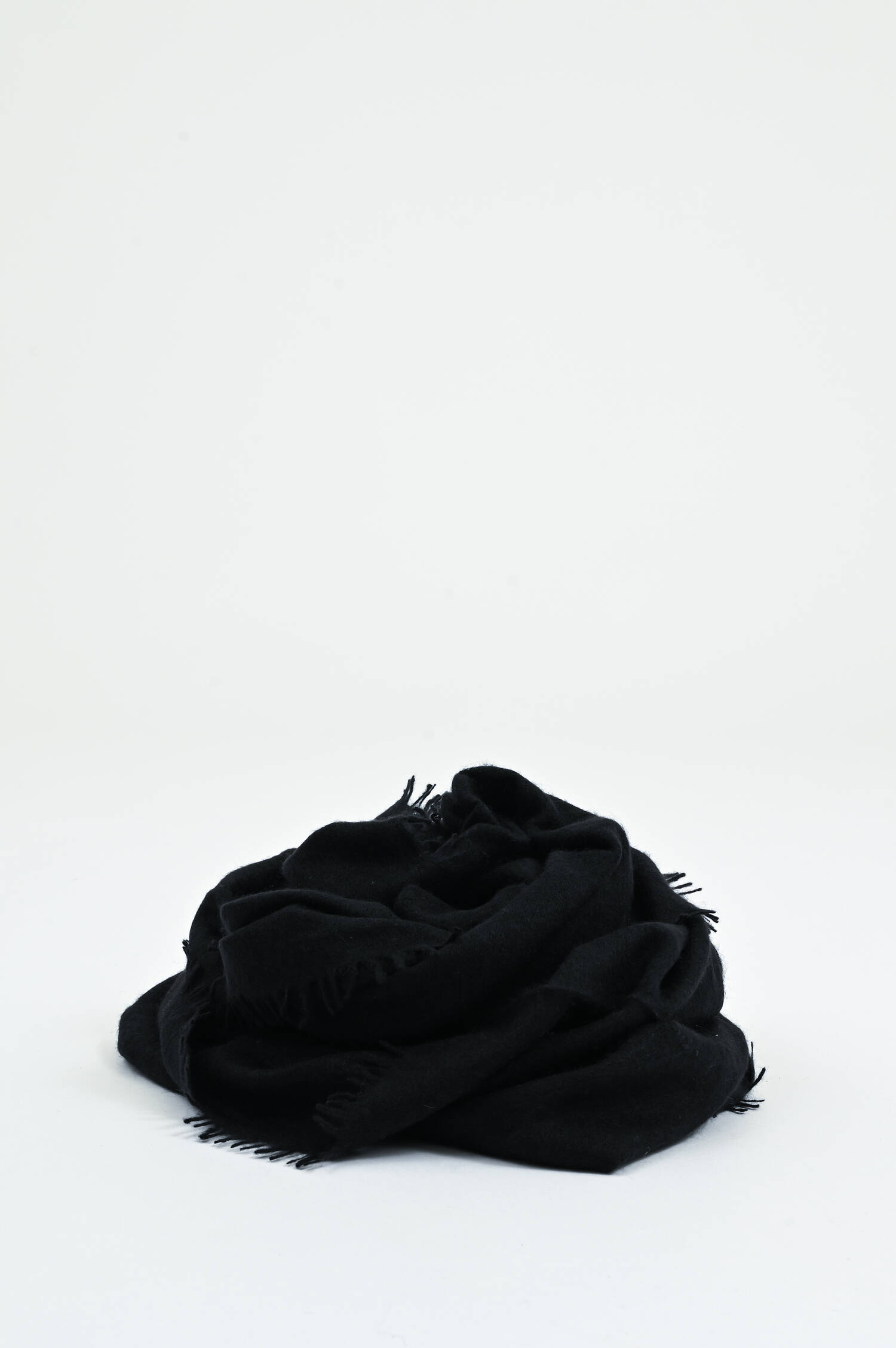Cashmere-Schal in Schwarz