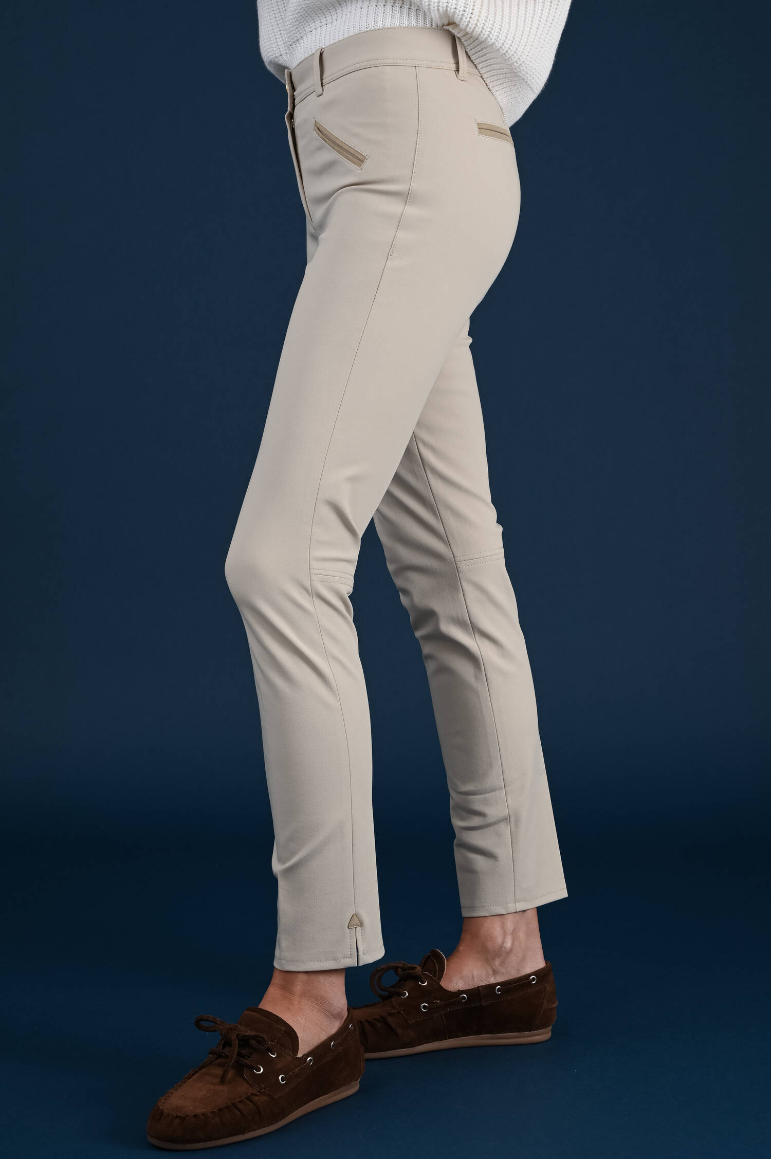 Stoffhose ROYAL in Chinobeige