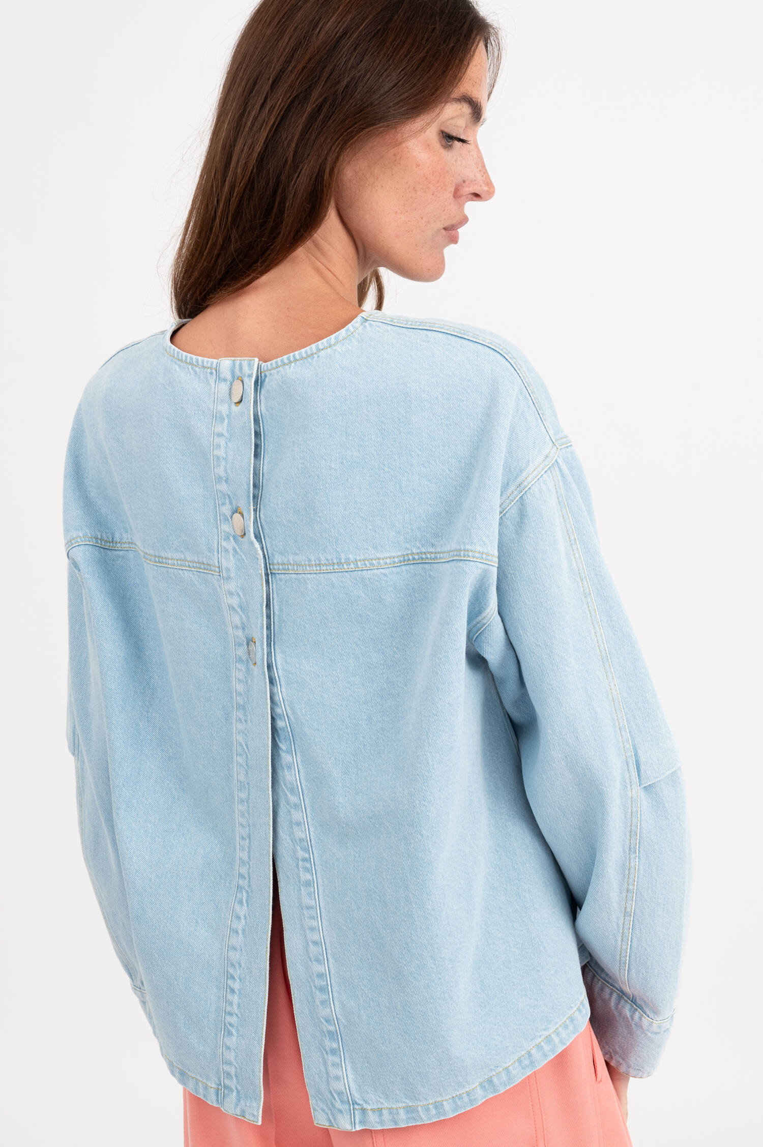 Jeanshemd in Hellblau Jeanshemd in Hellblau