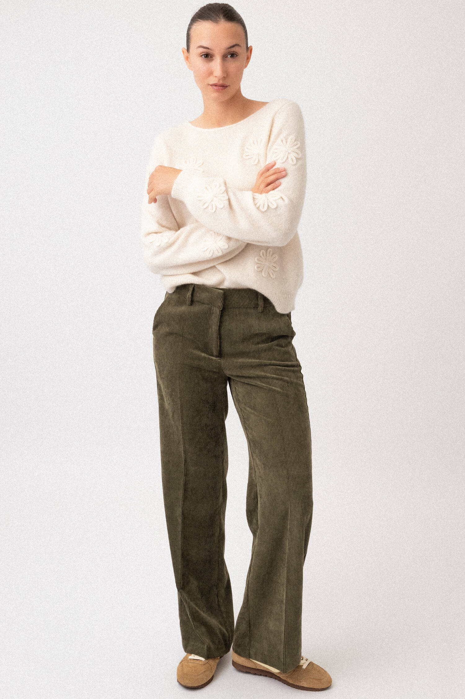 Cordhose AMELIE in Oliv Cordhose AMELIE in Oliv