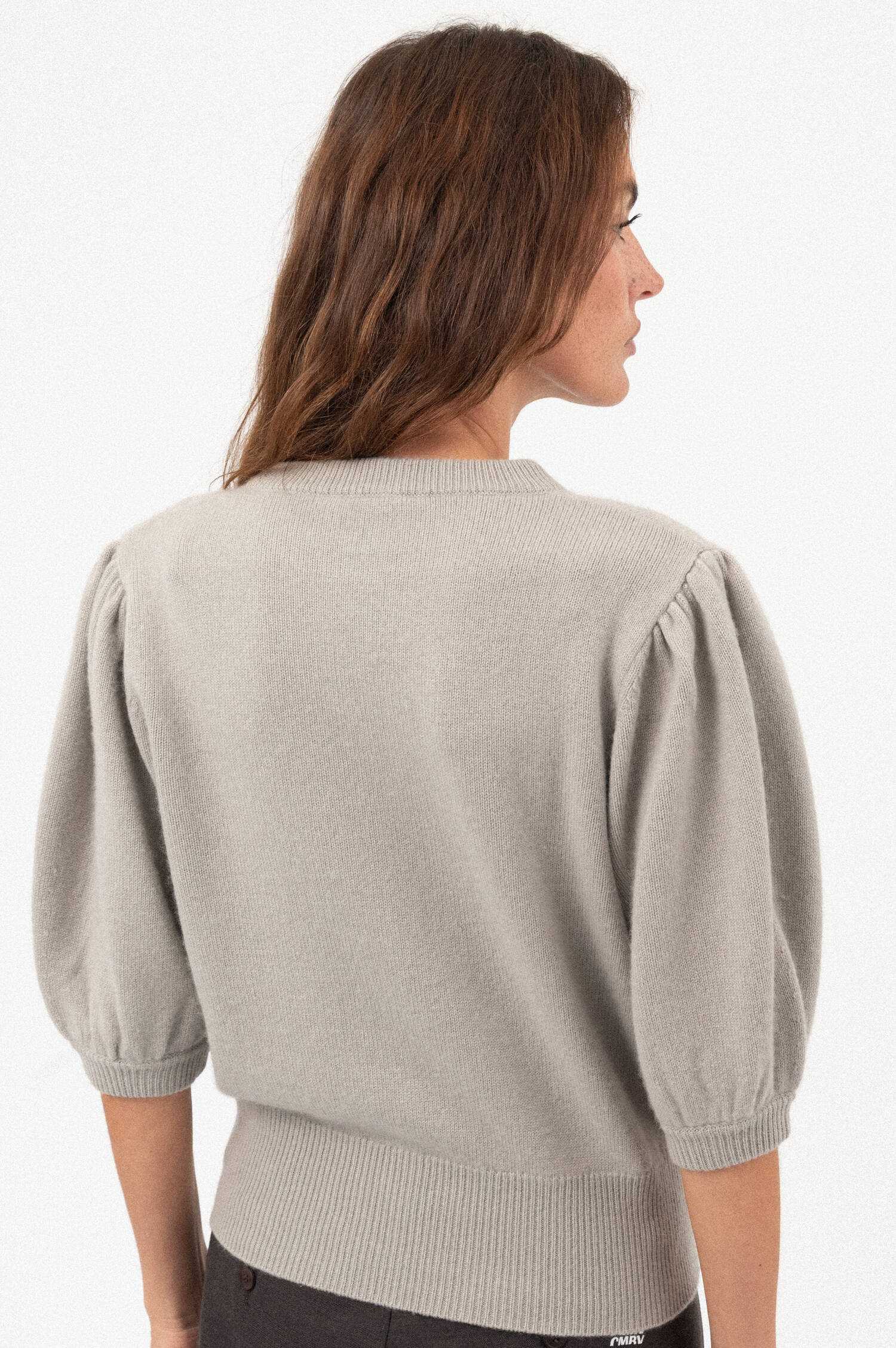 Woll-Cashmere-Pullover MIA in Greige Woll-Cashmere-Pullover MIA in Greige