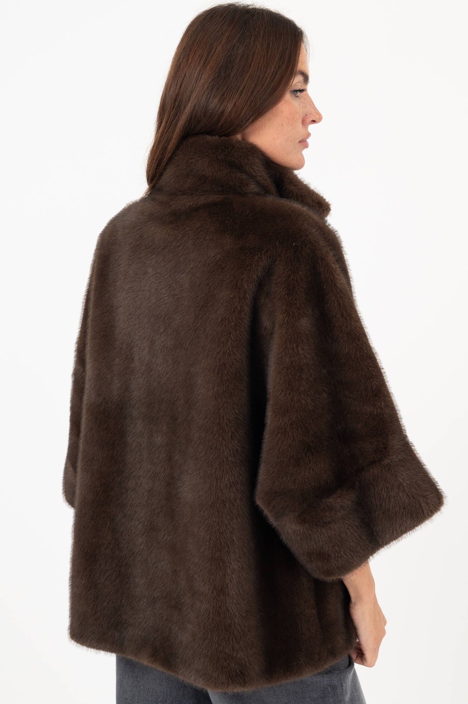 Faux-Fur-Jacke CHAMONIX in Braun Faux-Fur-Jacke CHAMONIX in Braun